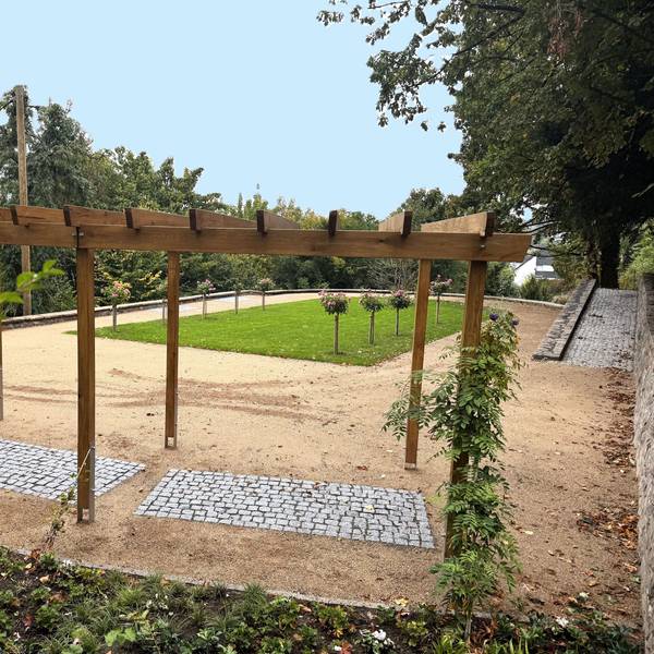 Der Garten Krawinkel in Bergneustadt präsentiert sich in neuem Glanz. Er ist nahezu fertiggestellt.