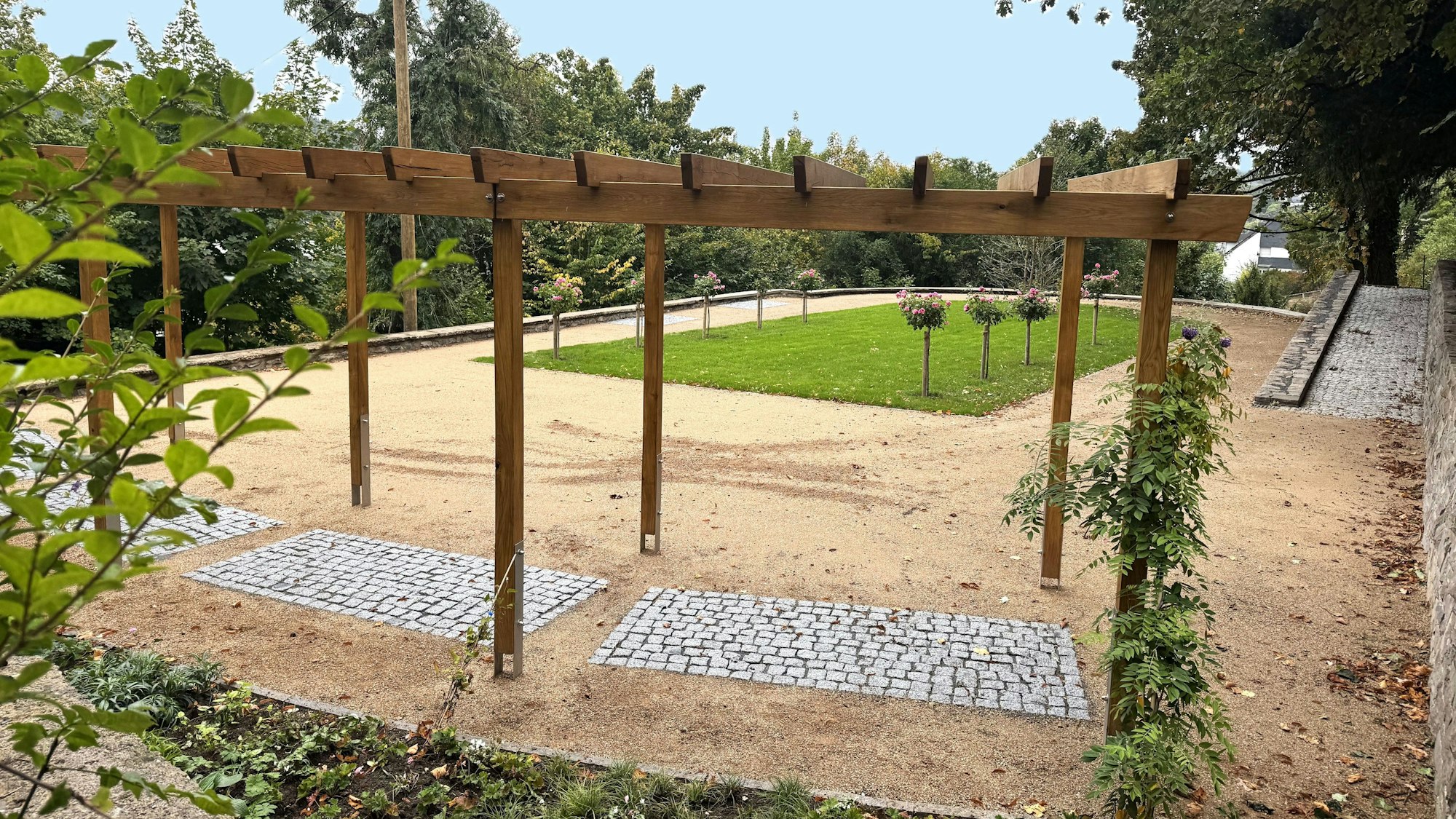 Der Garten Krawinkel in Bergneustadt präsentiert sich in neuem Glanz. Er ist nahezu fertiggestellt.