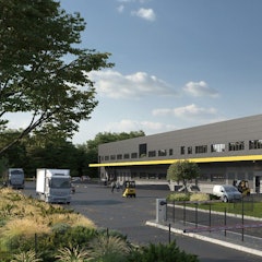Visualisierung Zeppelin Baumaschinen GmbH baut ein neues Logistik-Verteilzentrum in Porz-Eil