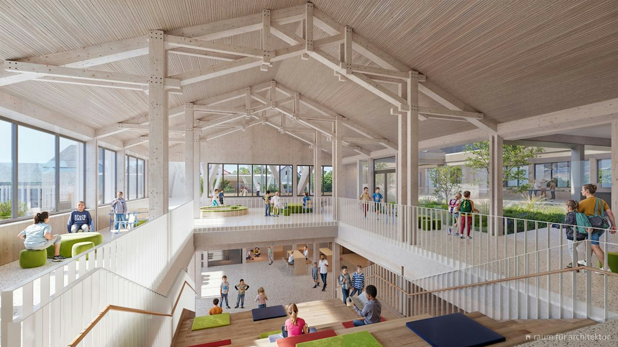 Visualisierung der künftigen Grundschule Villip