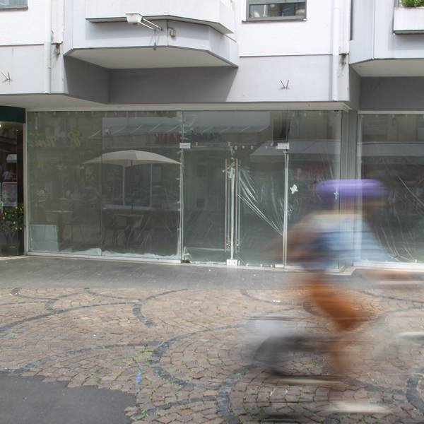 ein leerstehendes Lokal in Siegburg.