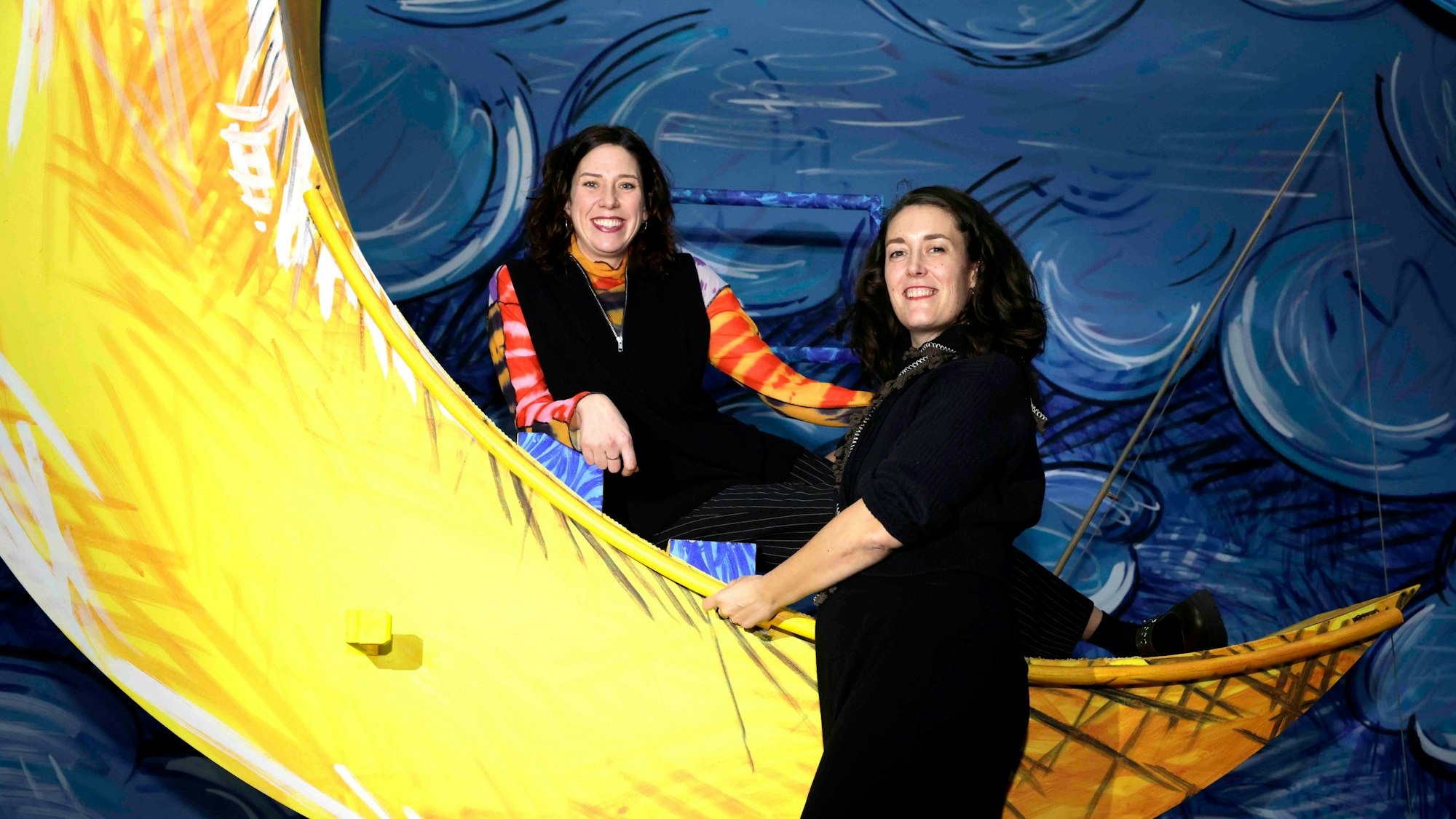 Pia Dederichs und Lena Schmid (Bühnenbildnerinnen) über die Oper "Das Rheingold"