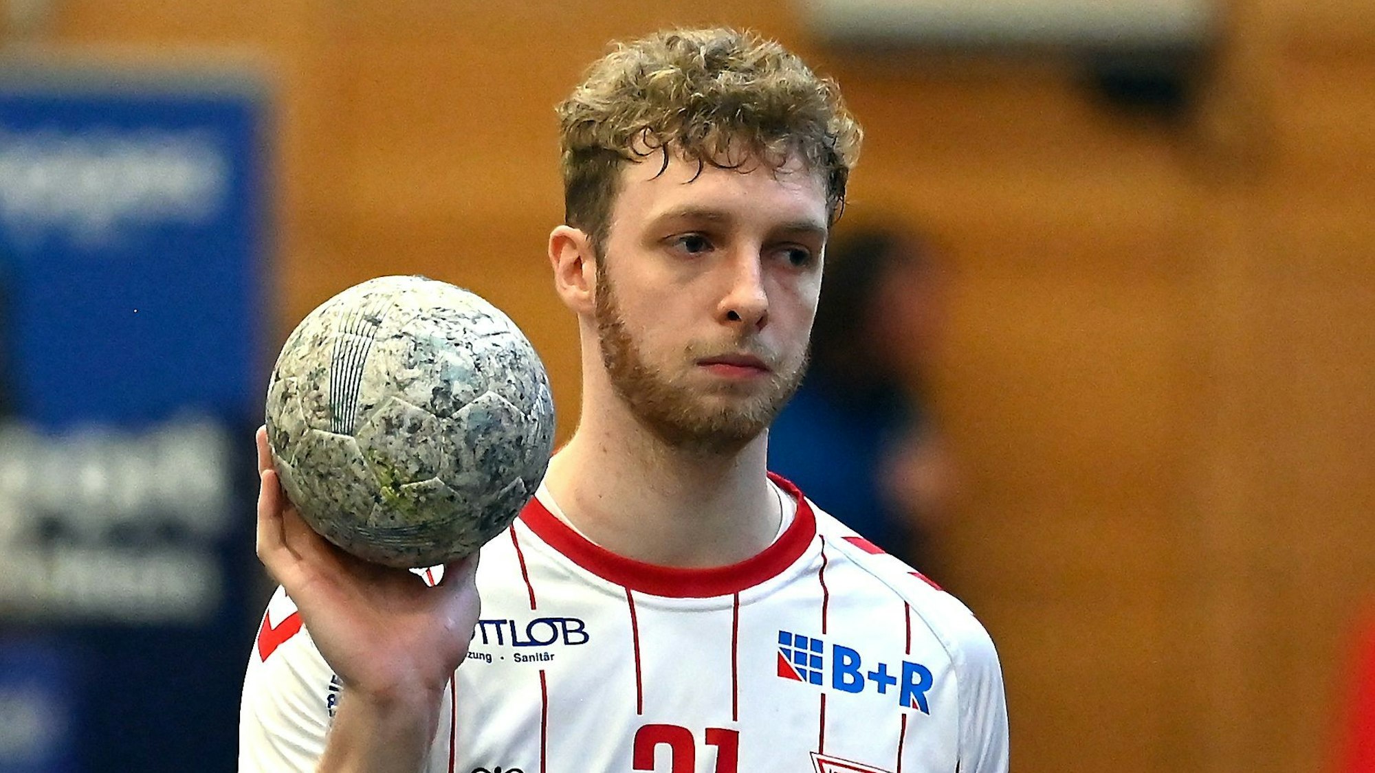 31.08.2024, Handball-Longericher SC Köln - HSG Rodgau
Loic Kaysen (Longerich)
Foto: Uli Herhaus