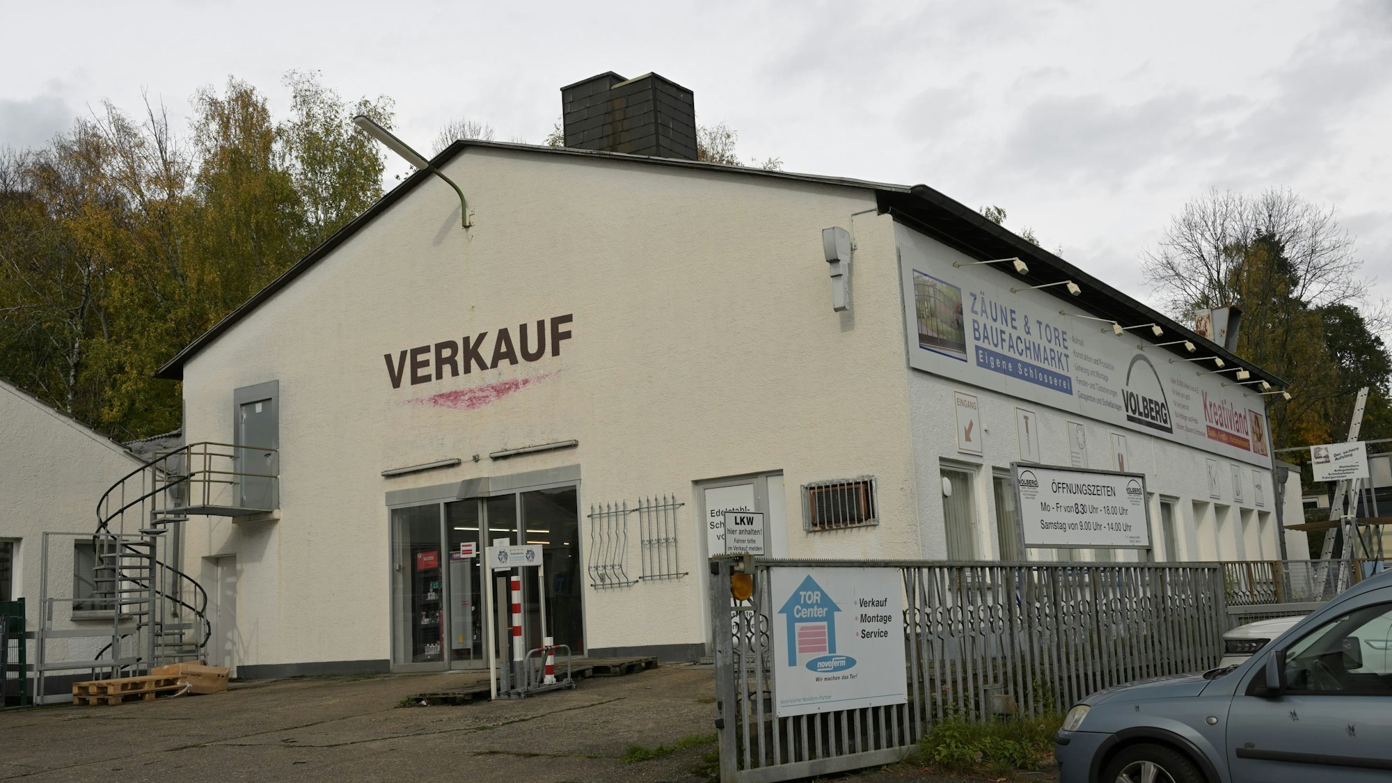 Das Foto zeigt das Geschäft an der Britanniahütte