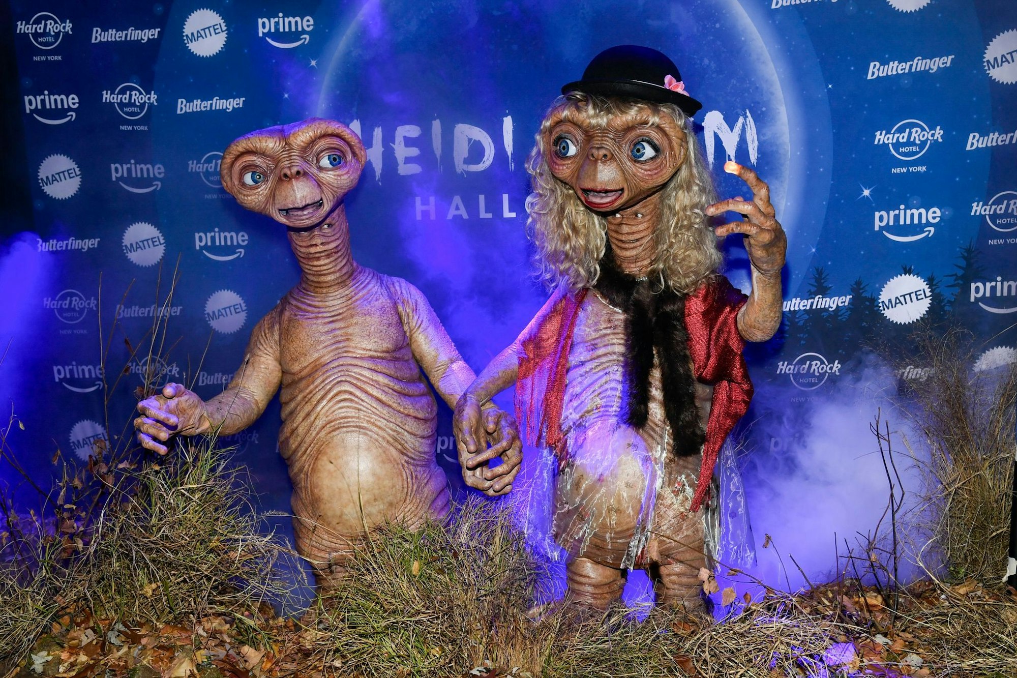 Heidi Klum ist für ihre irrwitzigen Halloween-Kostüme bekannt - 2024 als E.T. (Archivbild)