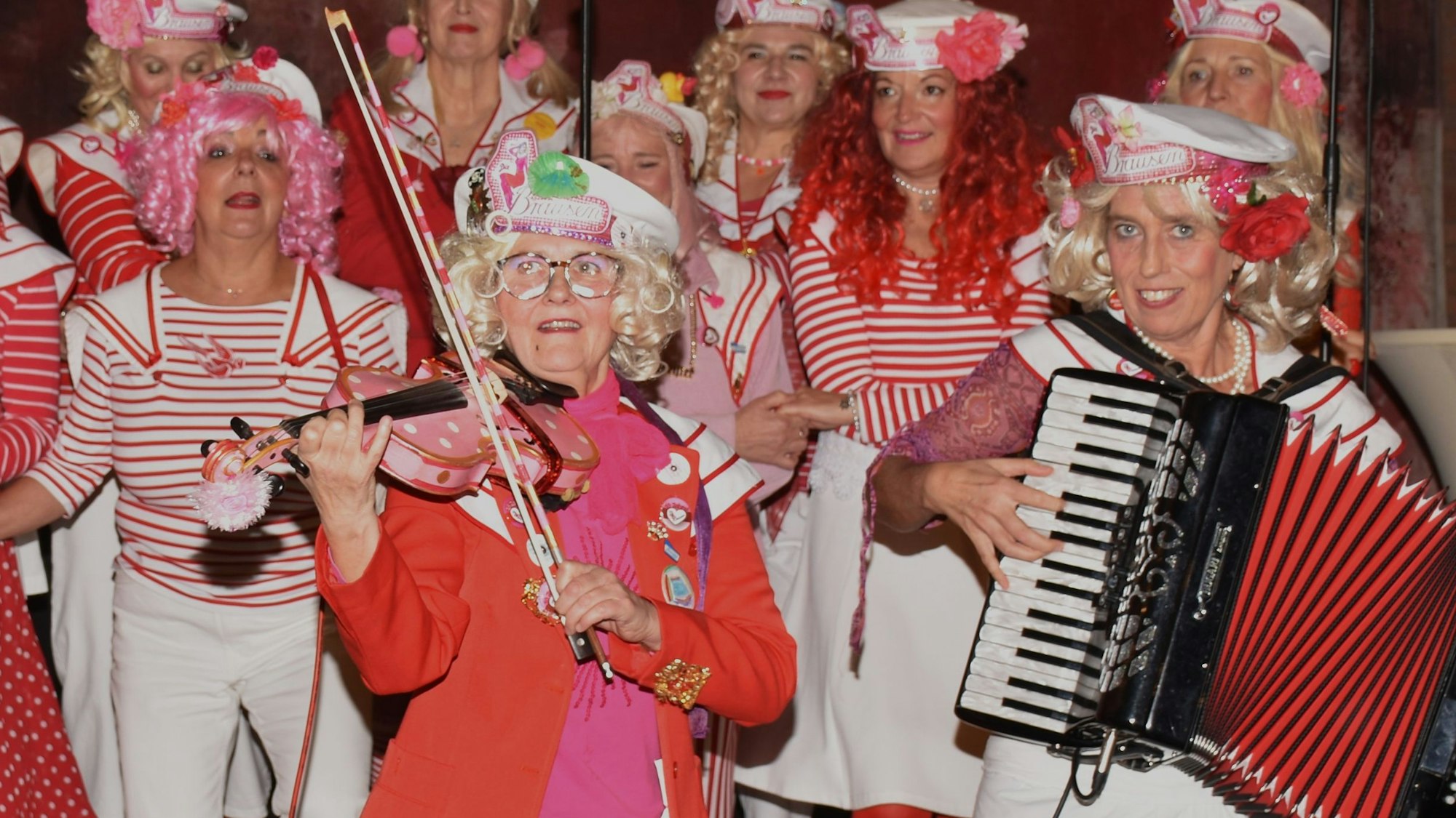 Die „Brausen“ beim Internationales Stadtteilfest an der Lutherkirche.