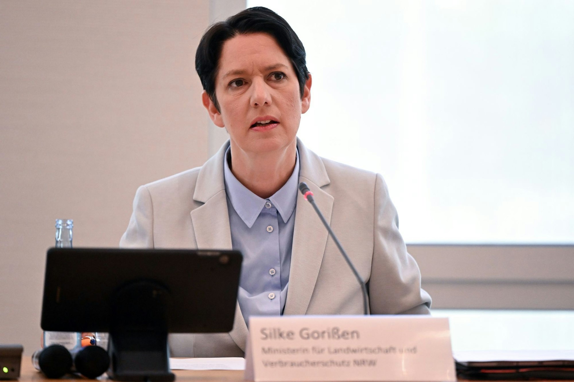 Landwirtschaftsministerin Silke Gorißen (CDU) lehnt die Forderung nach einer flächendeckenden Stallpflicht für Geflügel aktuell ab. (Archivbild)