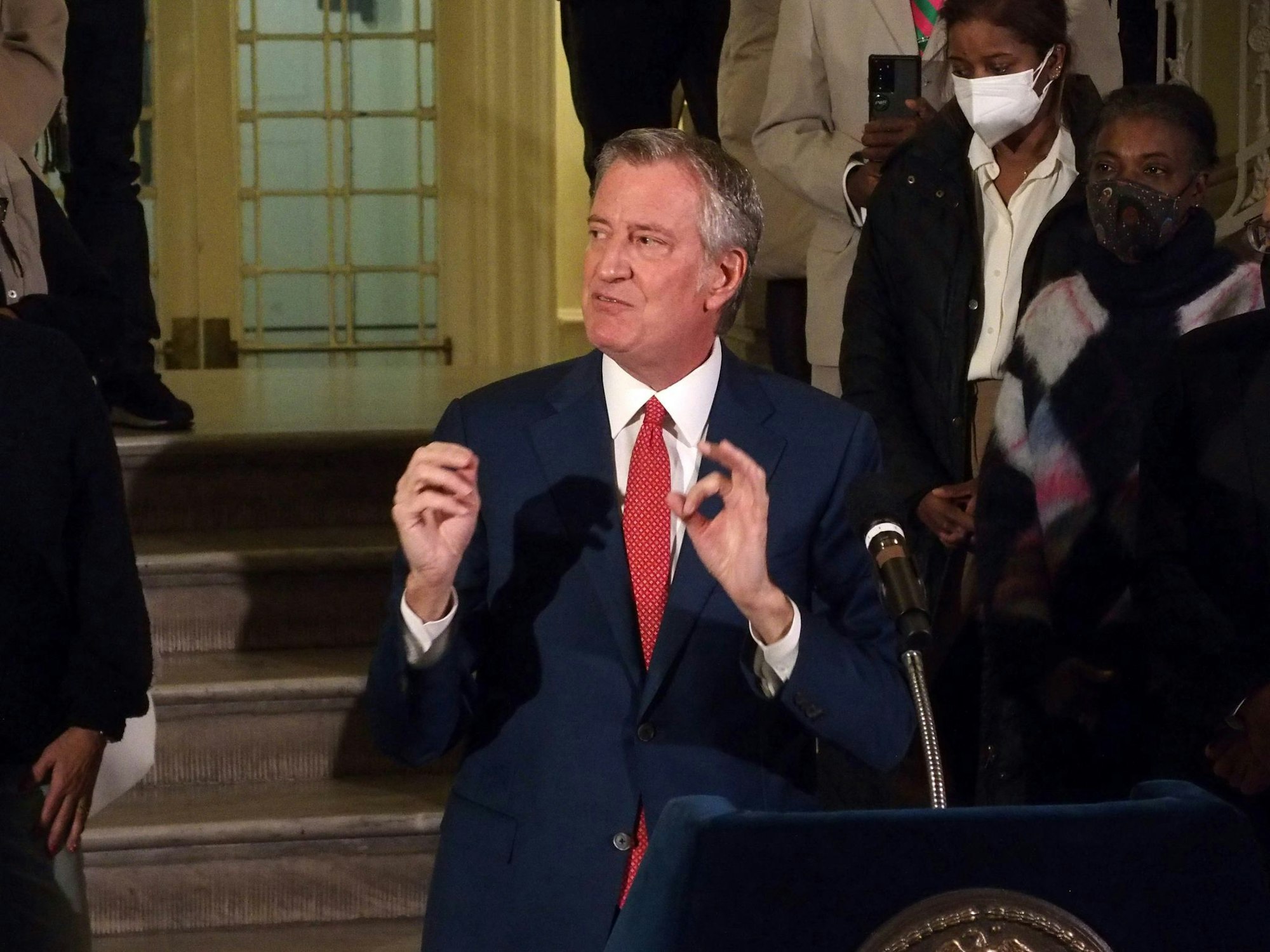 De Blasio stellte auf X klar, er unterstütze Mamdani und dessen Vision. (Archivbild)