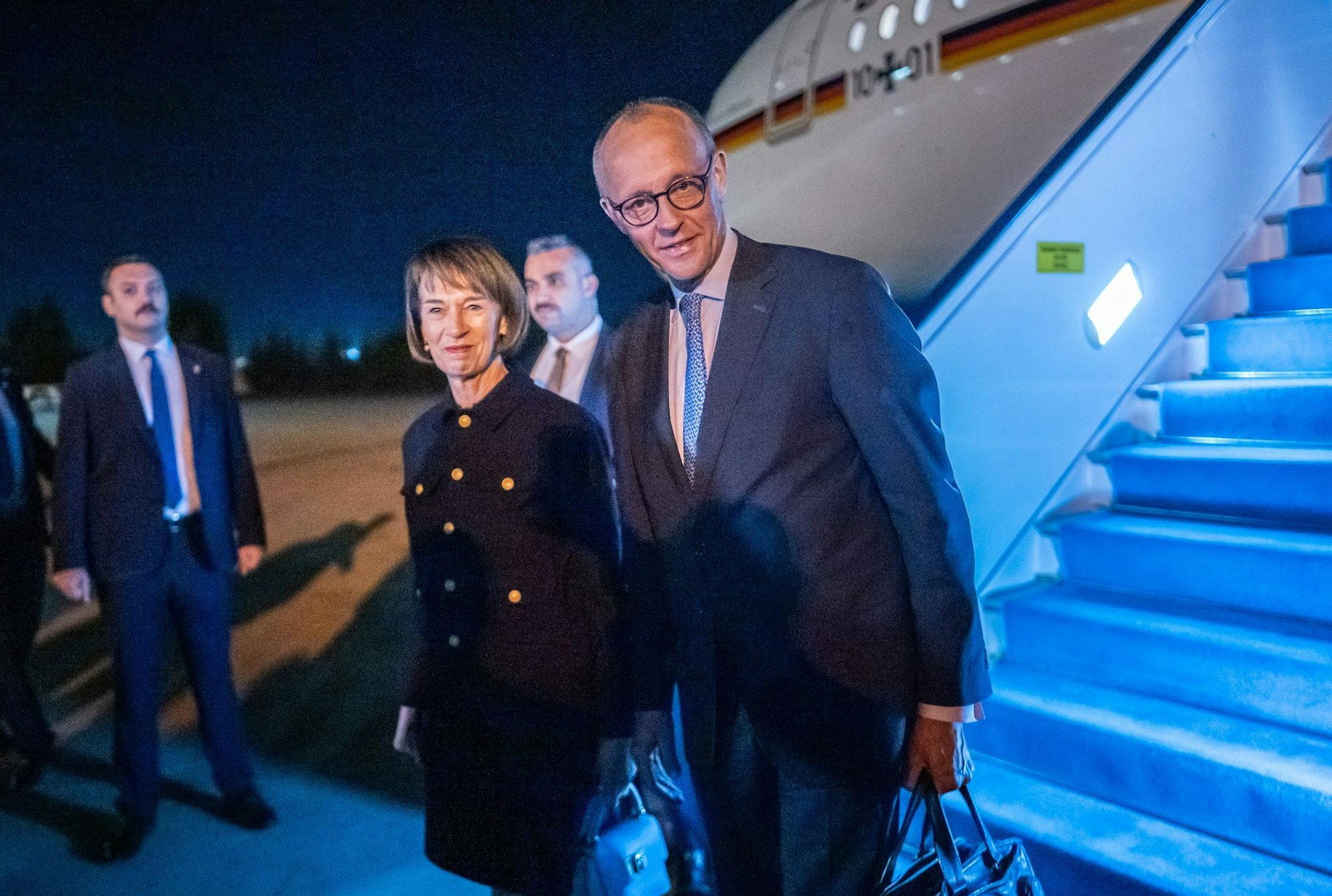 Bundeskanzler Merz ist in der Türkei eingetroffen.