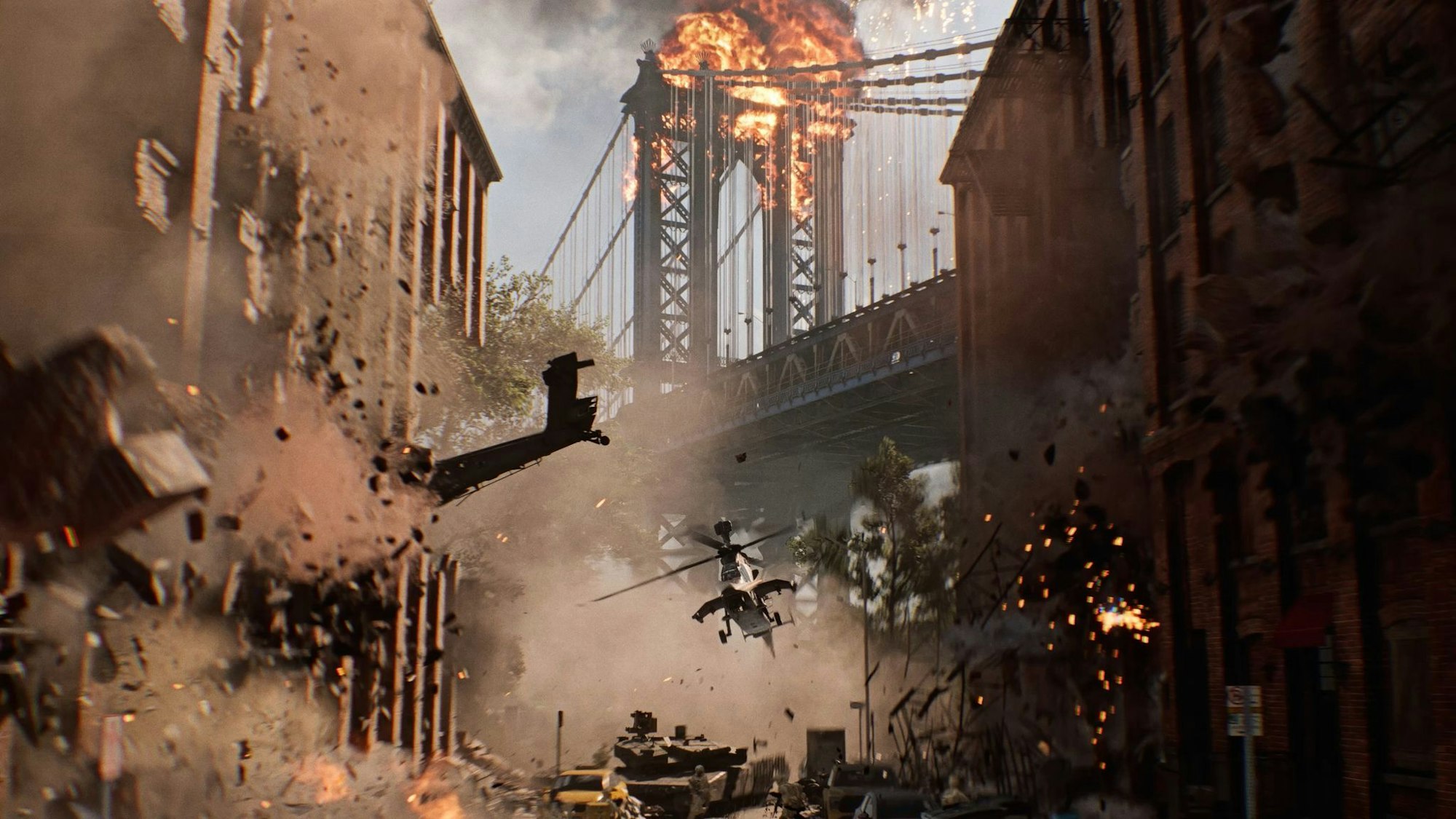 New York in Flammen: In «Battlefield 6» geht es zur Sache.