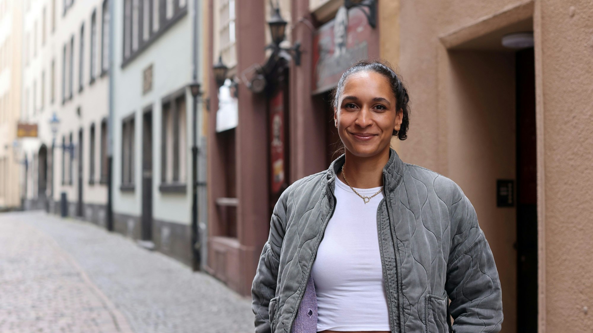 Köln, RSK, Imgrund-Interview mit JessTempoläufe mag sie, Krafttraining so gar nicht: Jessie Maduka.ie Maduka