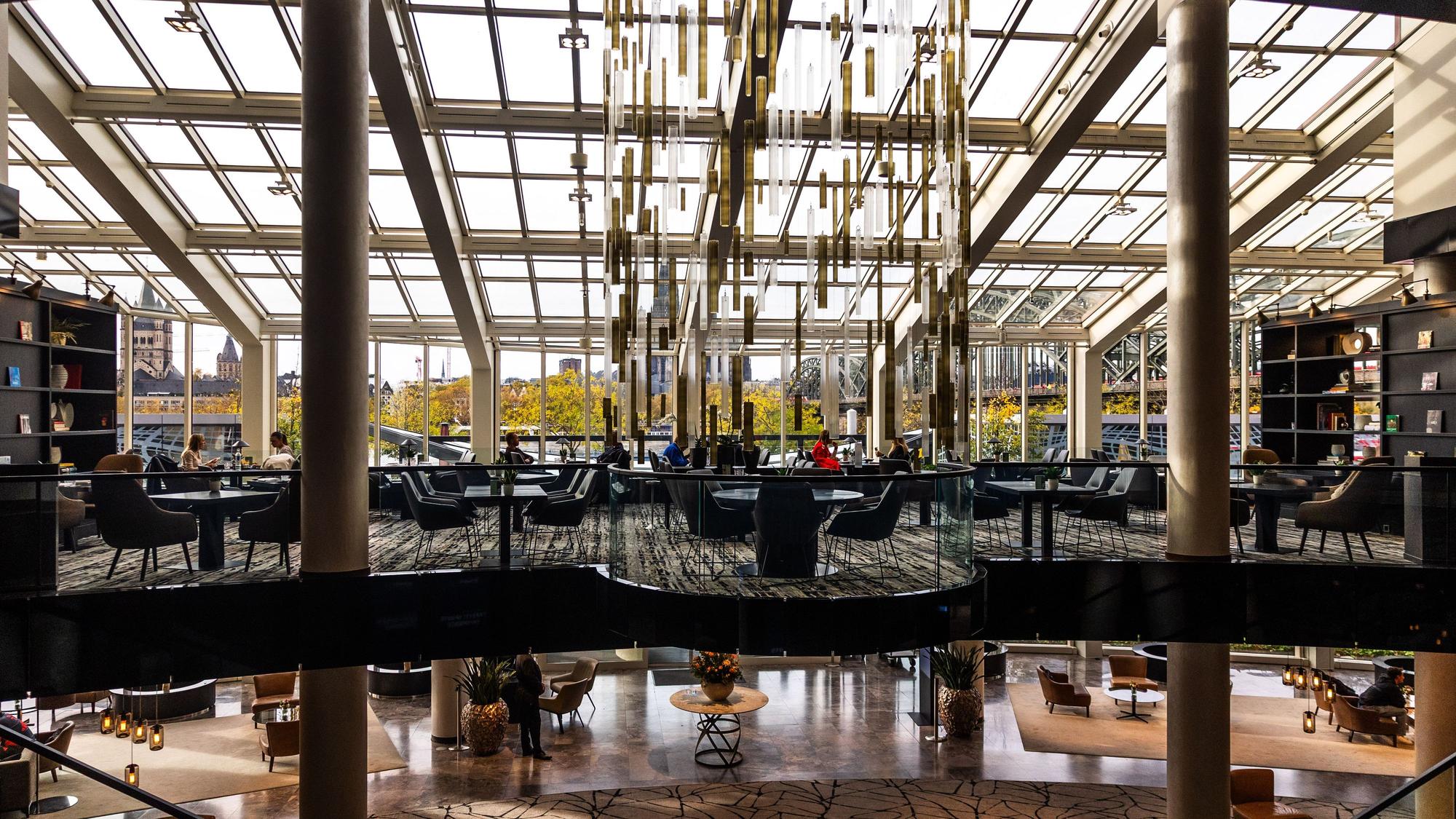Das Glashaus ist im ersten Stockwerk des Hyatt zu finden.