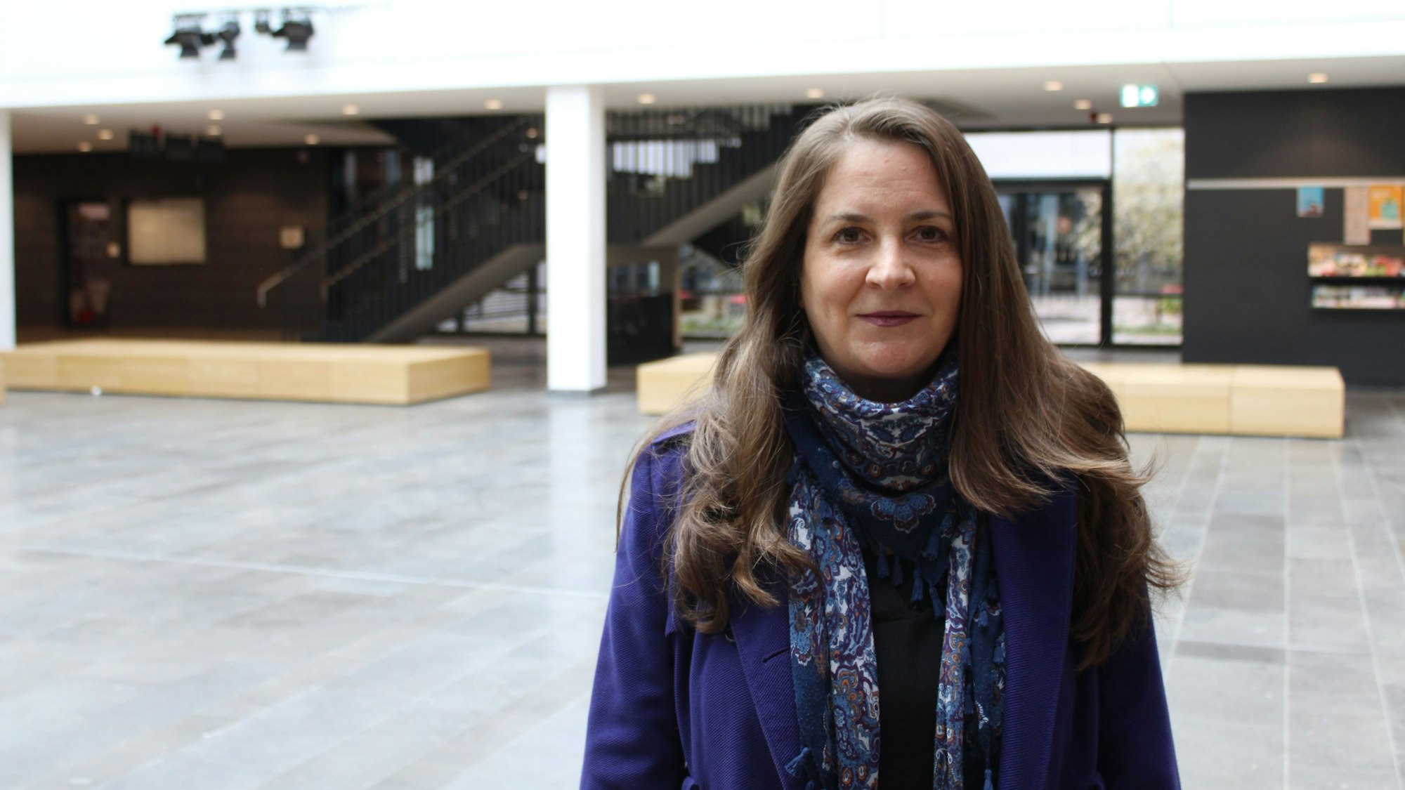 Eva Zoske-Dernóczi, Schulpfarrerin am Carl-Reuther-Berufskolleg in Hennef