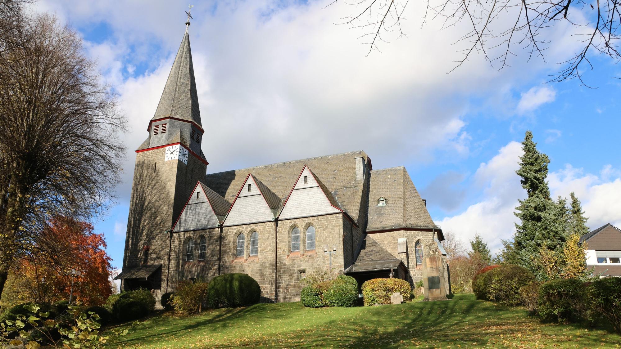 Die evangelische Kirche in Denklingen.
