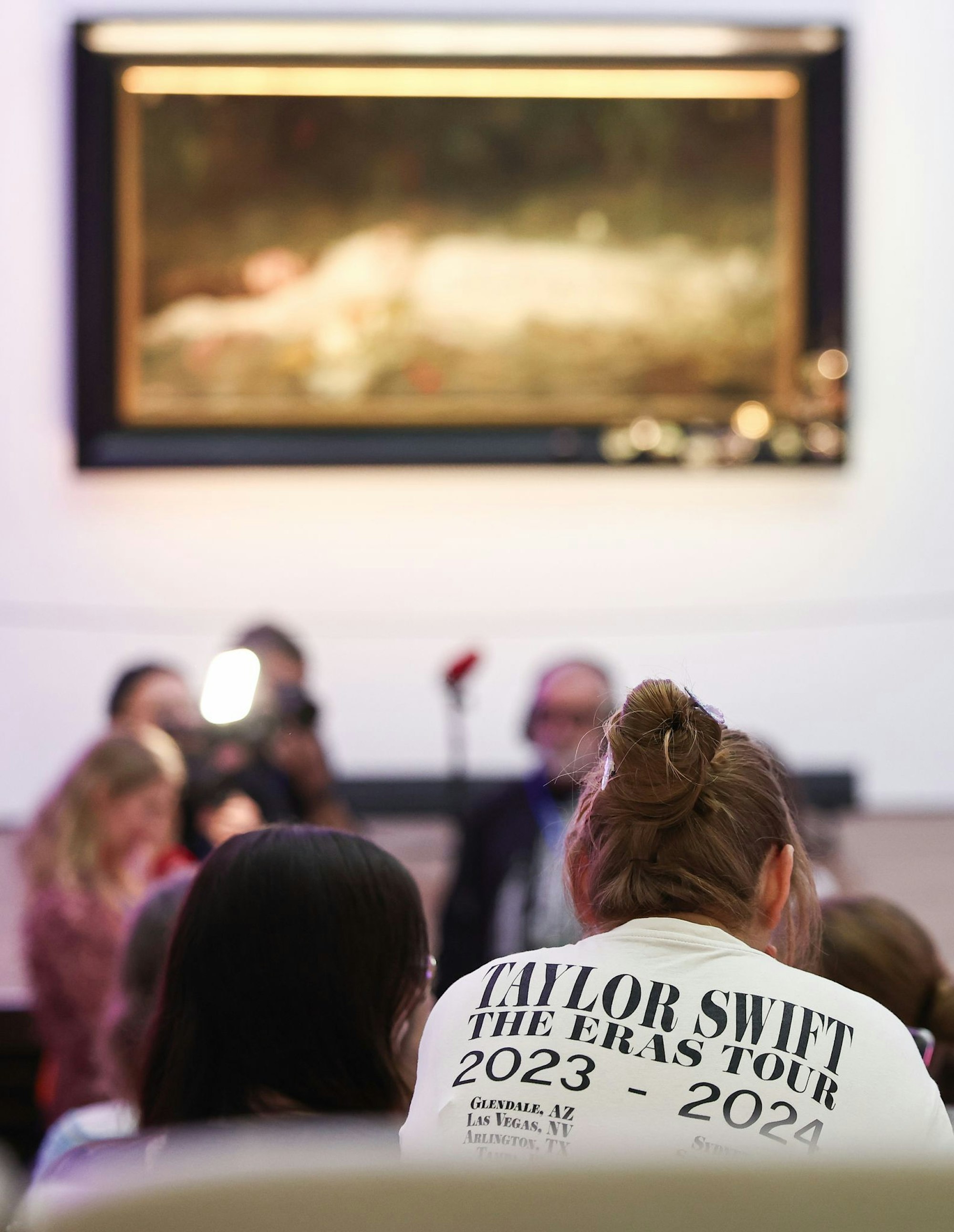 Das Gemälde von Friedrich Heyser wurde zwischenzeitlich umgehängt, um dem Ansturm der Swift-Fans gerecht zu werden.