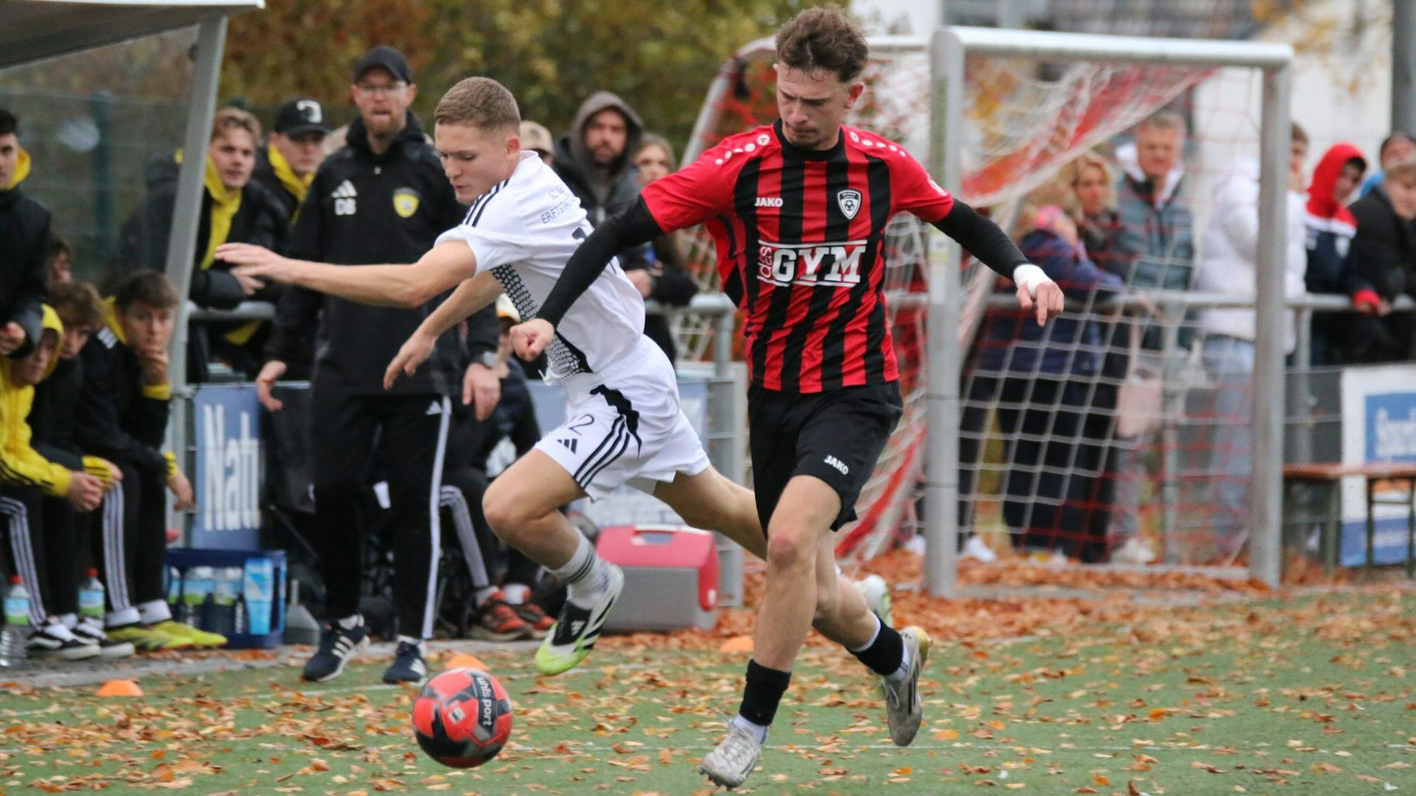 Das Bild zeigt den Zweikampf der Obengenannten.