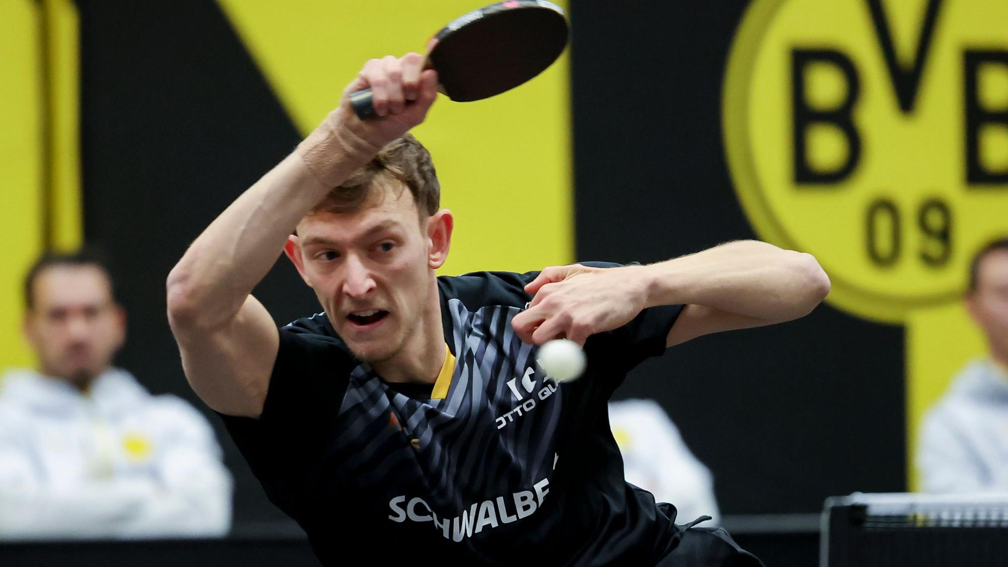 Adrien Rassenfosse spielt am 26.10. 25 in der Tischtennis-Bundesliga mt den Schwalben Bergneustadt gegen Borussia Dortmund.