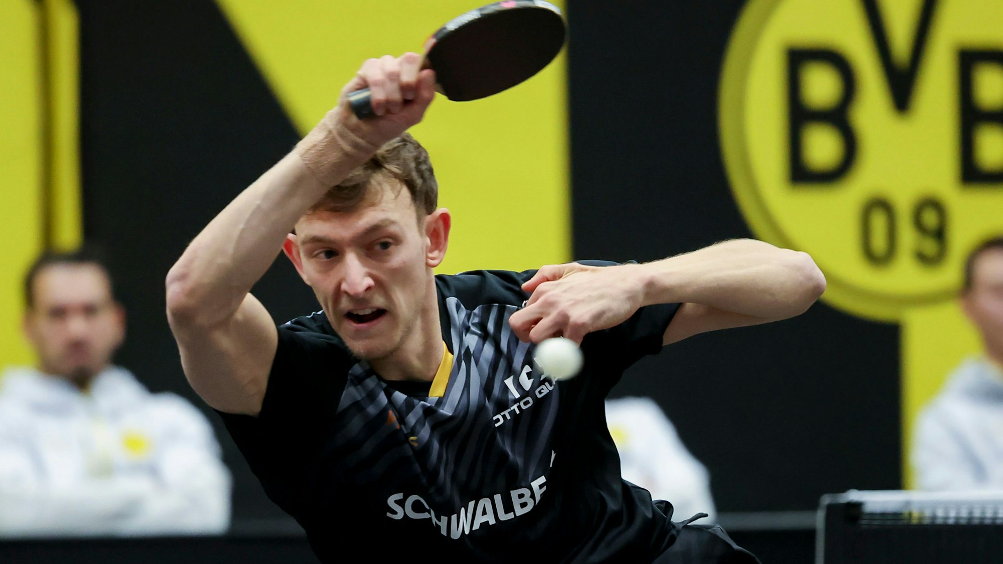 Adrien Rassenfosse spielt am 26.10. 25 in der Tischtennis-Bundesliga mt den Schwalben Bergneustadt gegen Borussia Dortmund.