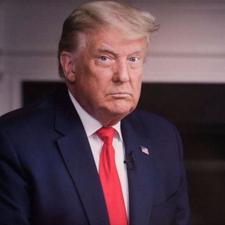 Donald Trump äußerte sich in einem ausführlichen Interview bei CBS (Archivbild)