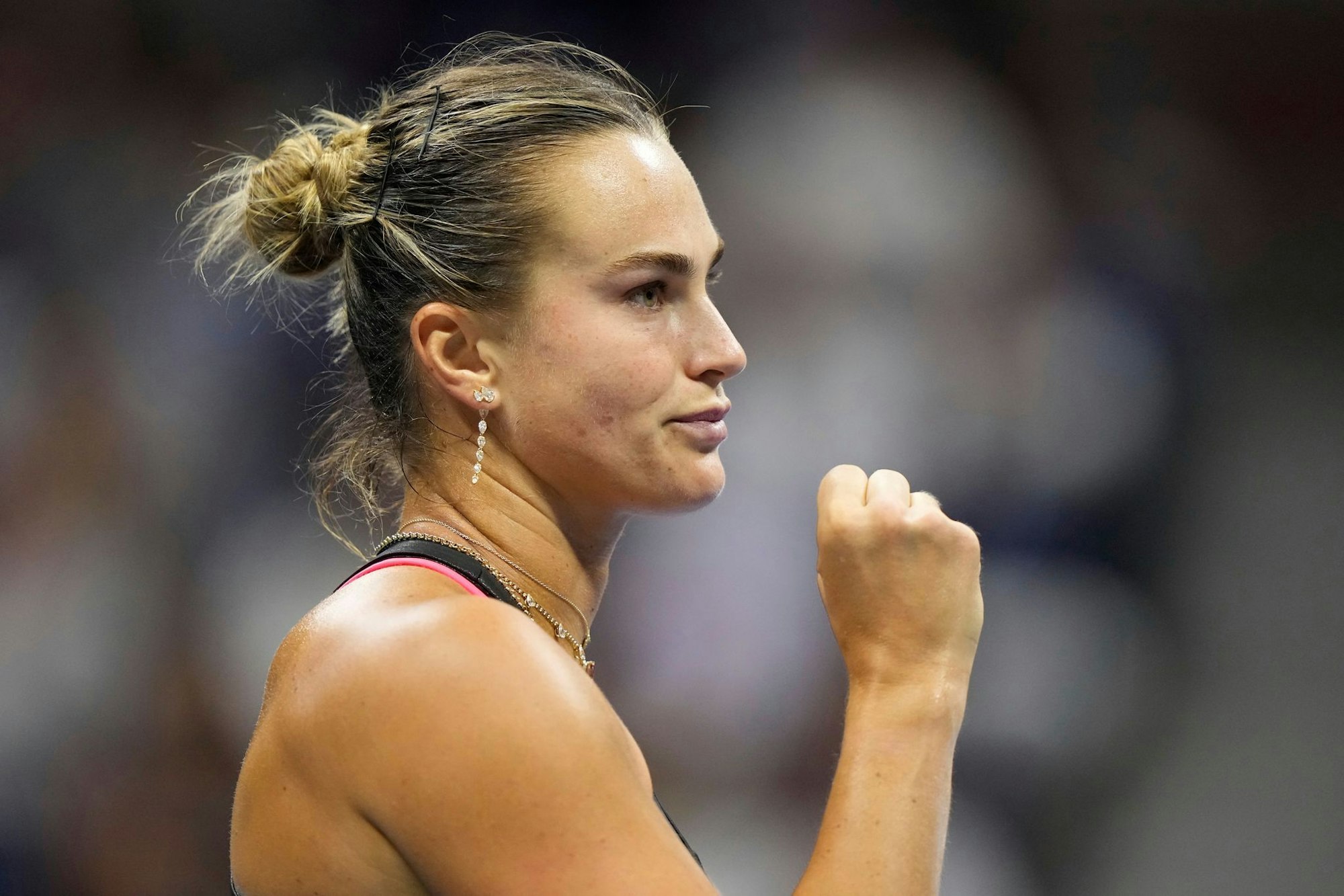 Tennisspielerin Aryna Sabalenka wird sich Ende des Jahres mit Nick Kyrgios messen. (Archivbild)
