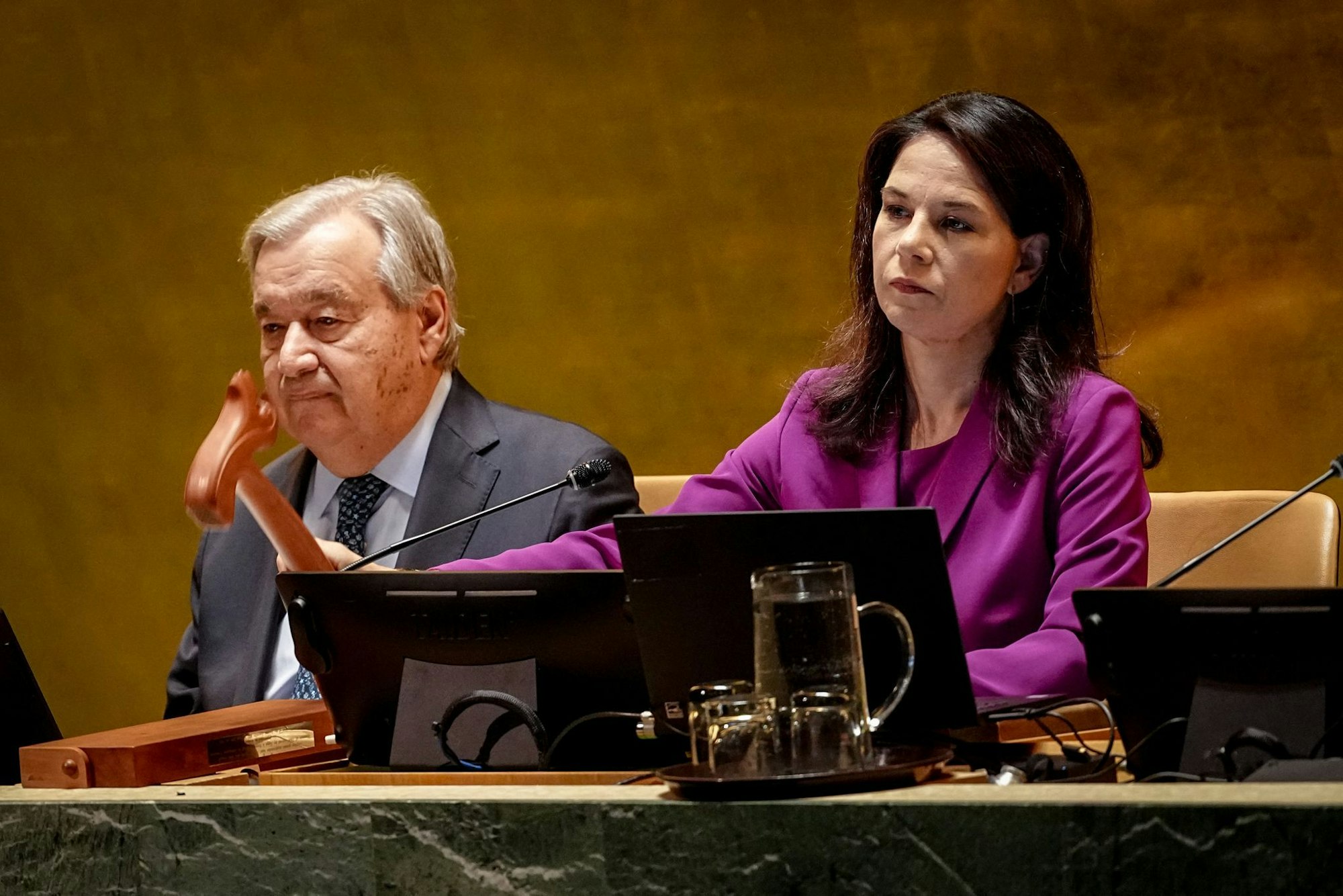 Wechselte vom Auswärtigen Amt zu den Vereinten Nationen: Grünen-Politikerin Annalena Baerbock. (Archivbild)