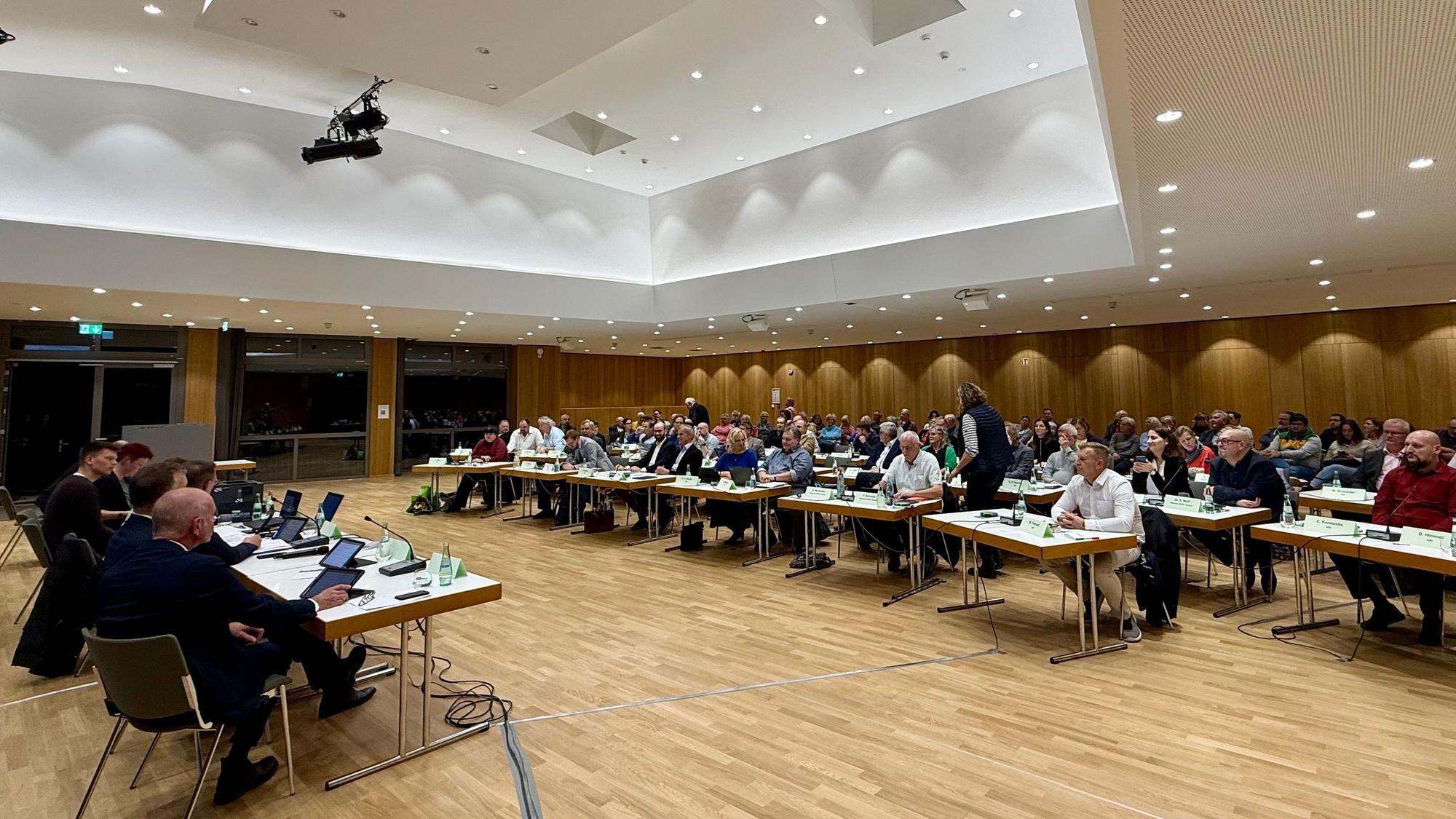 Der Burscheider Stadtrat im neuen Kulturforum