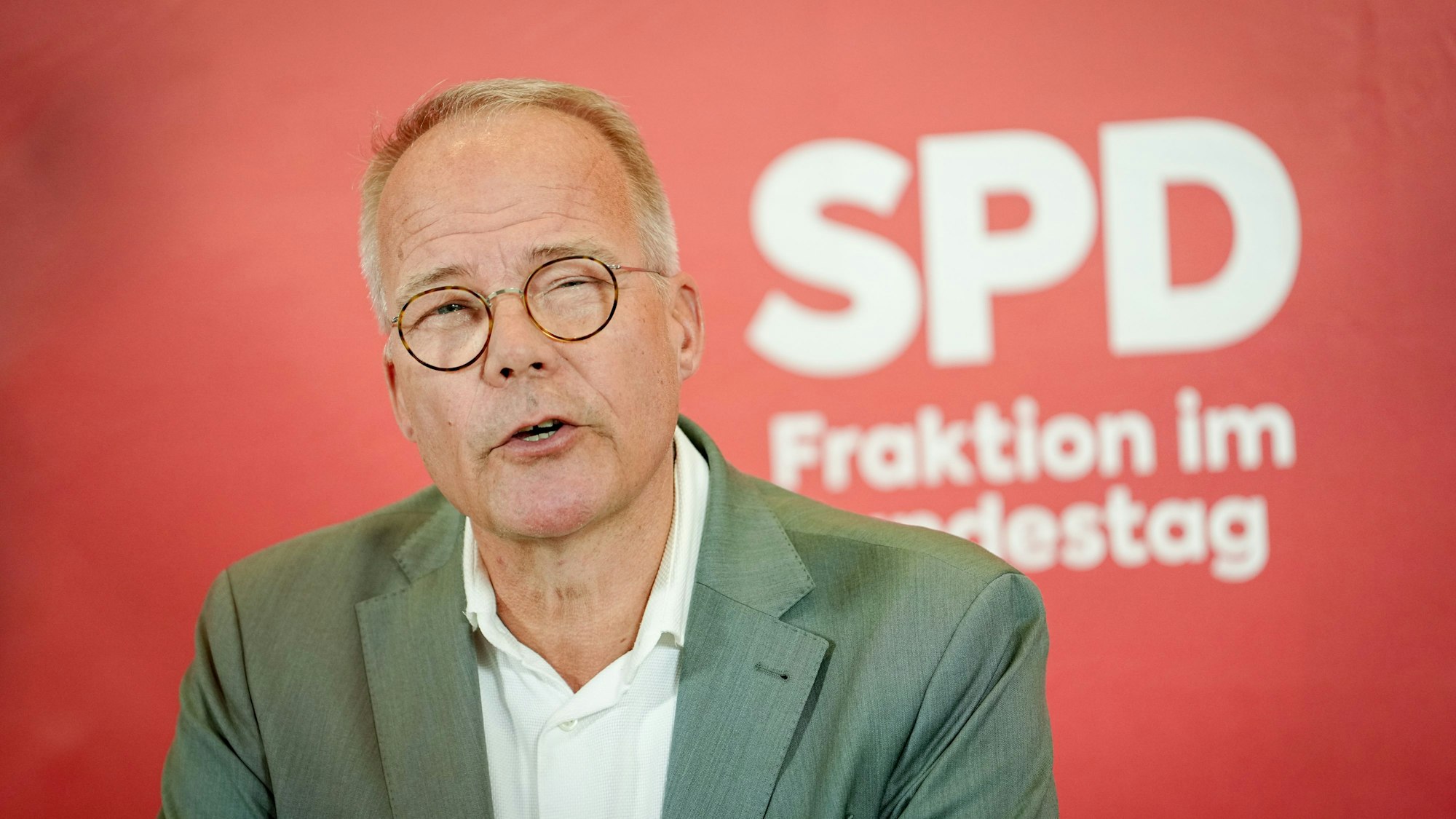 Glaubt noch an das Überleben der Koalition mit der Union: SPD-Fraktionschef Matthias Miersch.