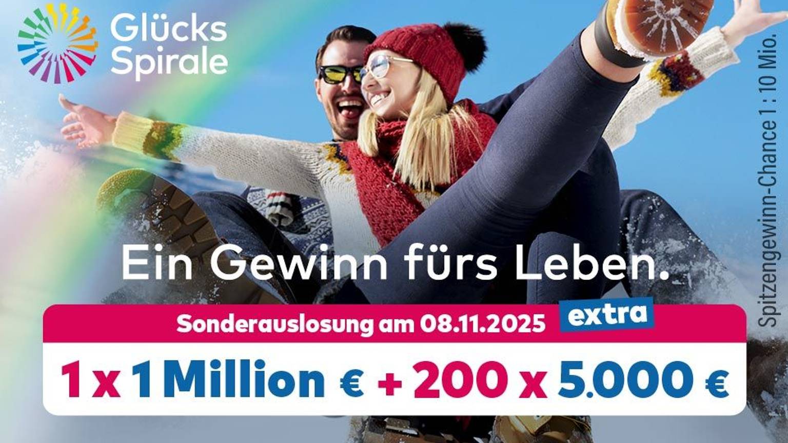 GlücksSpirale Sonderauslosung am 8. November 2025