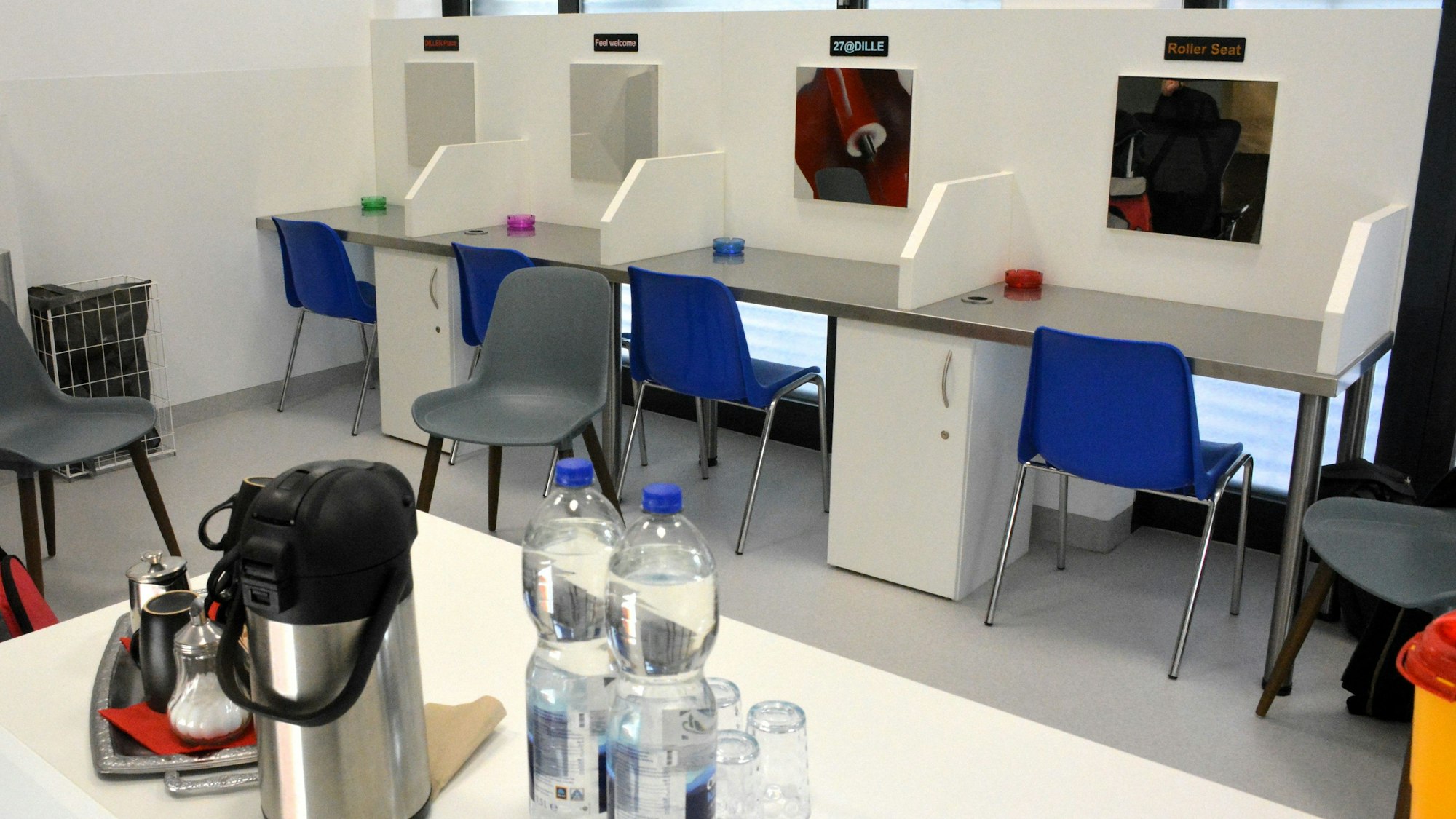 Der Drogenkonsumraum in Kalk könnte jederzeit in Betrieb gehen.