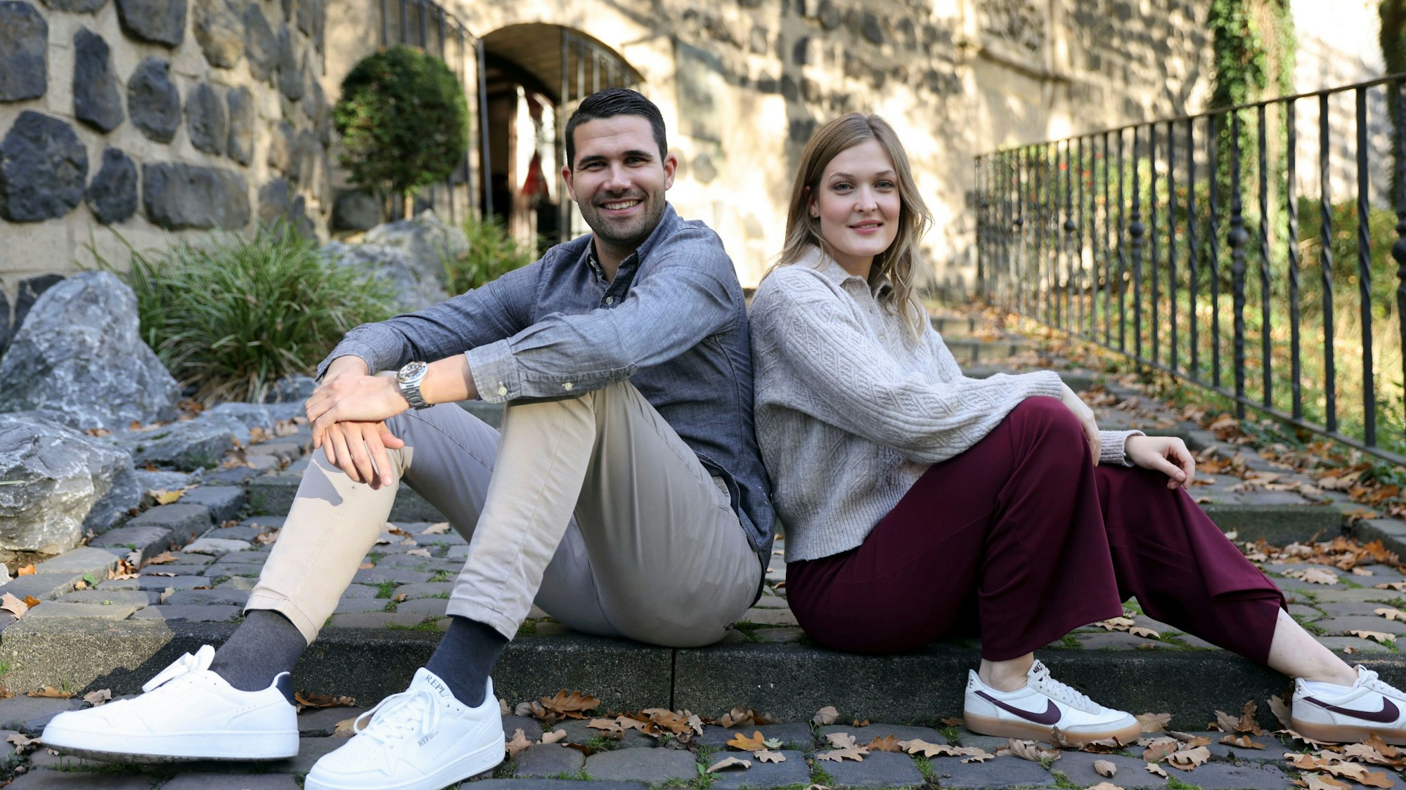 Der designierte Prinz Niklas I. mit seiner Freundin Katrin.