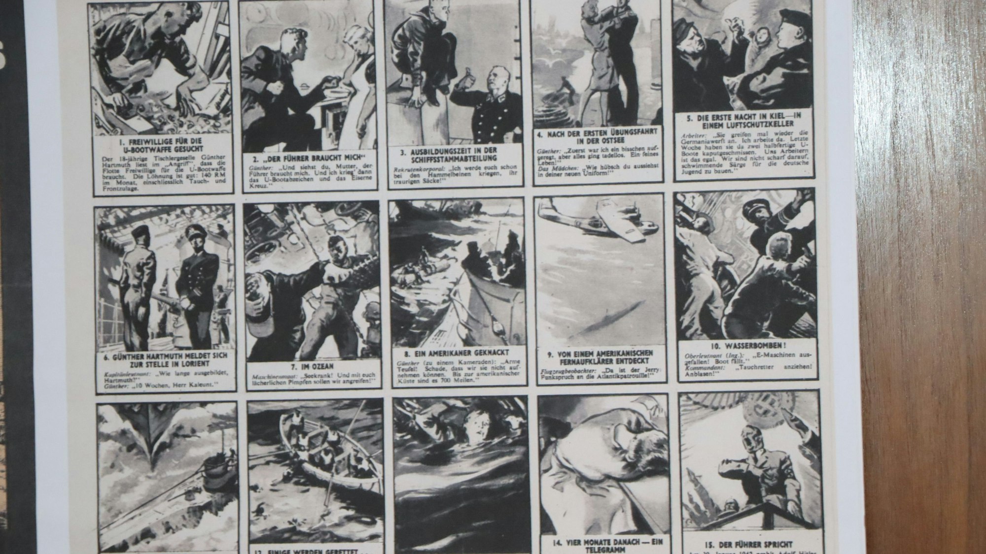 Eine Bildergeschichte über das Schicksal eines jungen Soldaten.