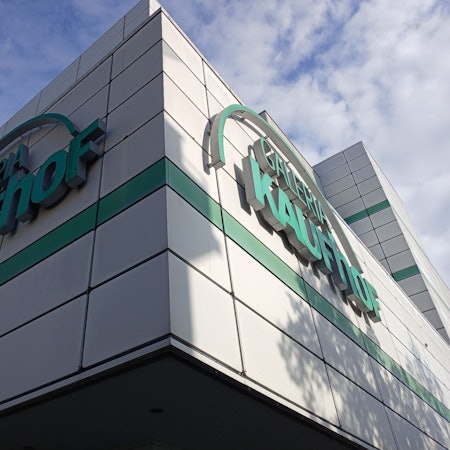 Kaufhofgebäude an der Kaiserstraße in Siegburg