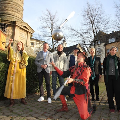 Vorstellung des Programms für den mittelalterlichen Markt 2025, Jongleur Lupus