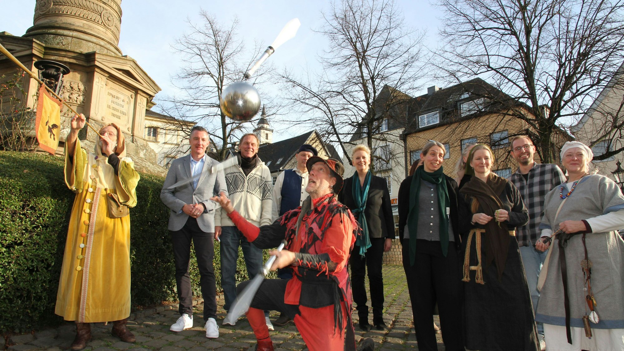 Vorstellung des Programms für den mittelalterlichen Markt 2025, Jongleur Lupus