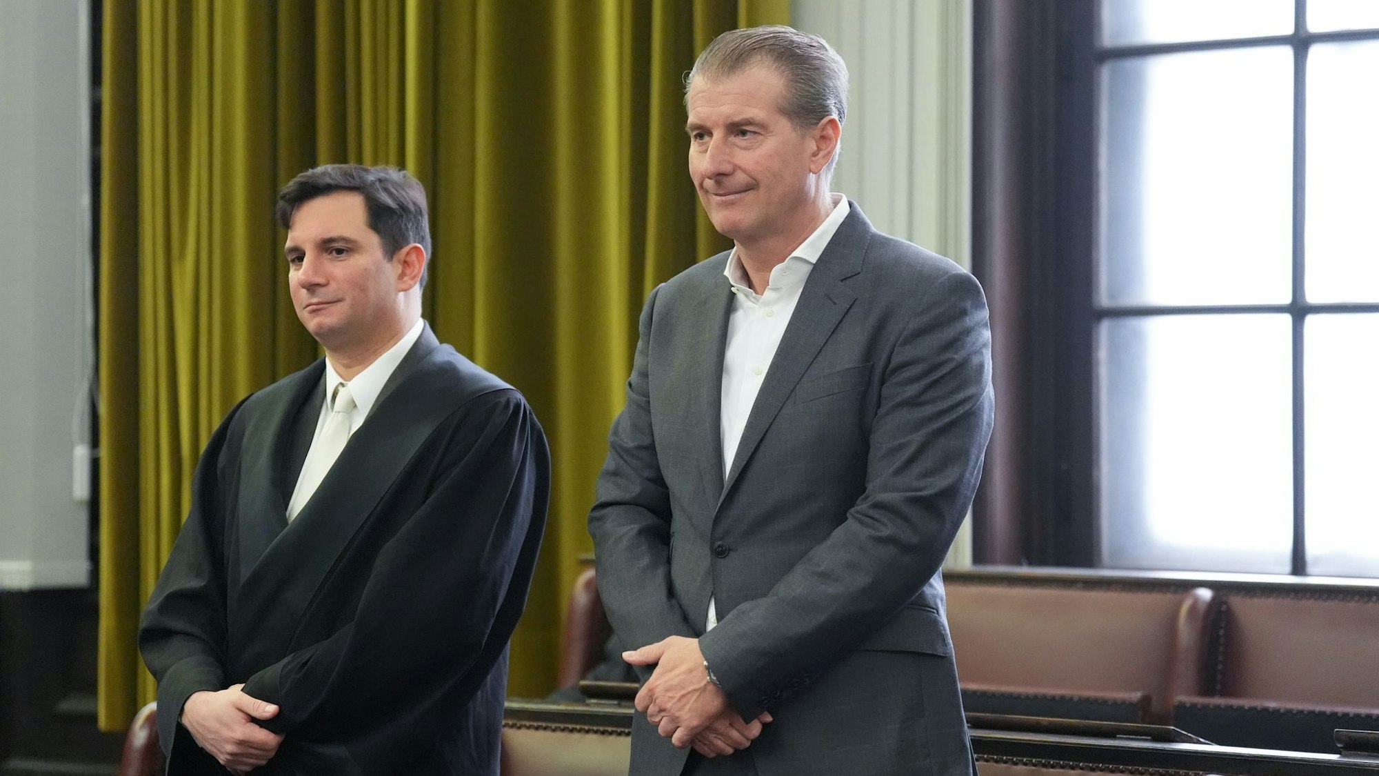 Stephan Hensel, der Vater der Kinder, ist im Prozess gegen seine Ex-Frau Christina Block Nebenkläger.