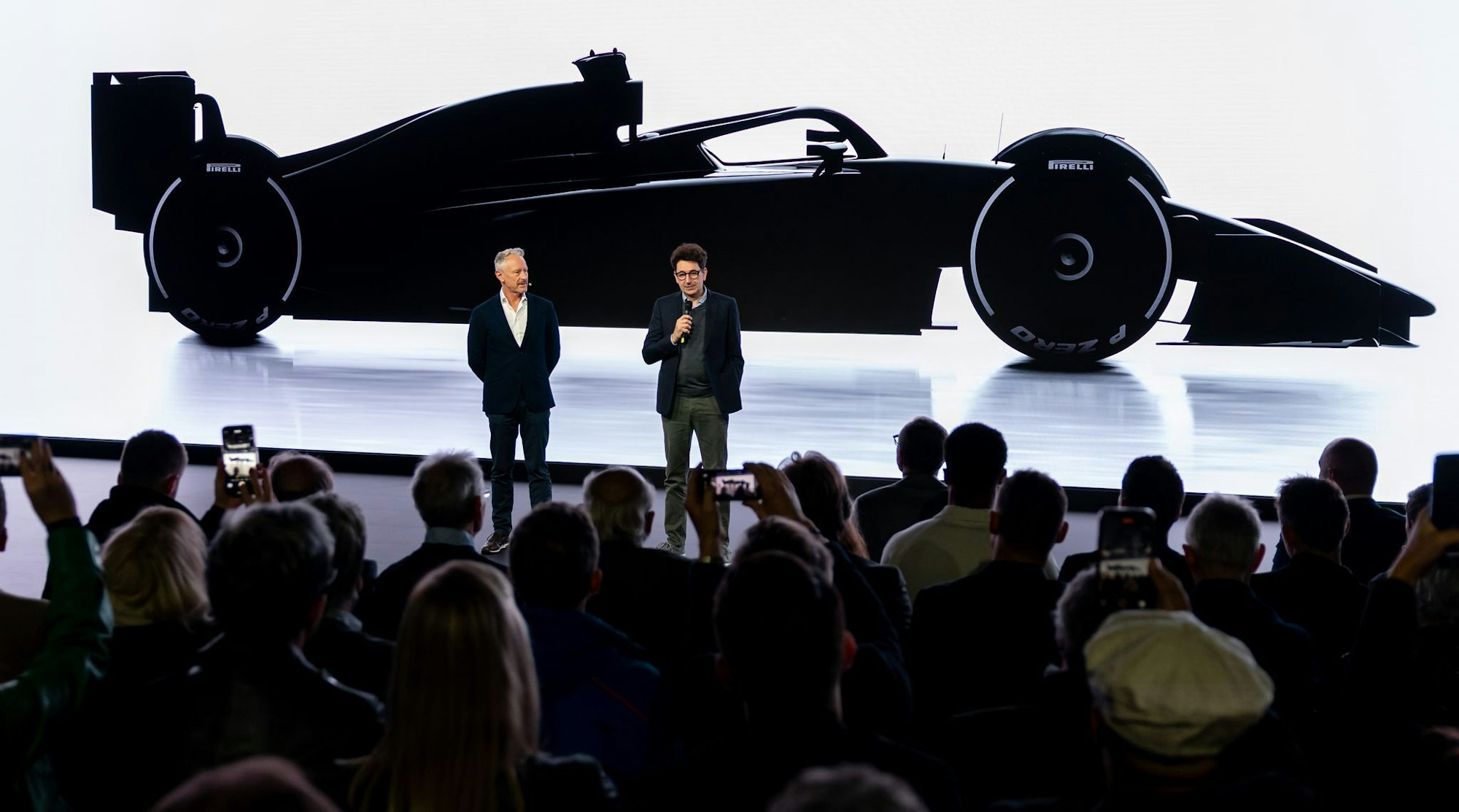 Jonathan Wheatley und Mattia Binotto (r) sind bei Audi in der Verantwortung.