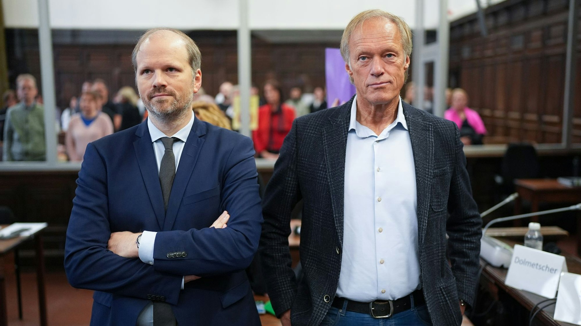 Gerhard Dellings Verteidiger David Rieks meint, dass der Vorwurf der Beihilfe zur Kindesentziehung gegen seinen Mandanten nicht zutrifft.