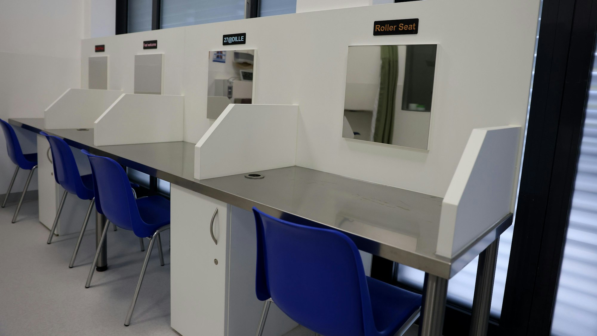 Hygienisch und ohne Stress können suchtkranke Menschen hier konsumieren, sobald die Räume freigegeben sind.