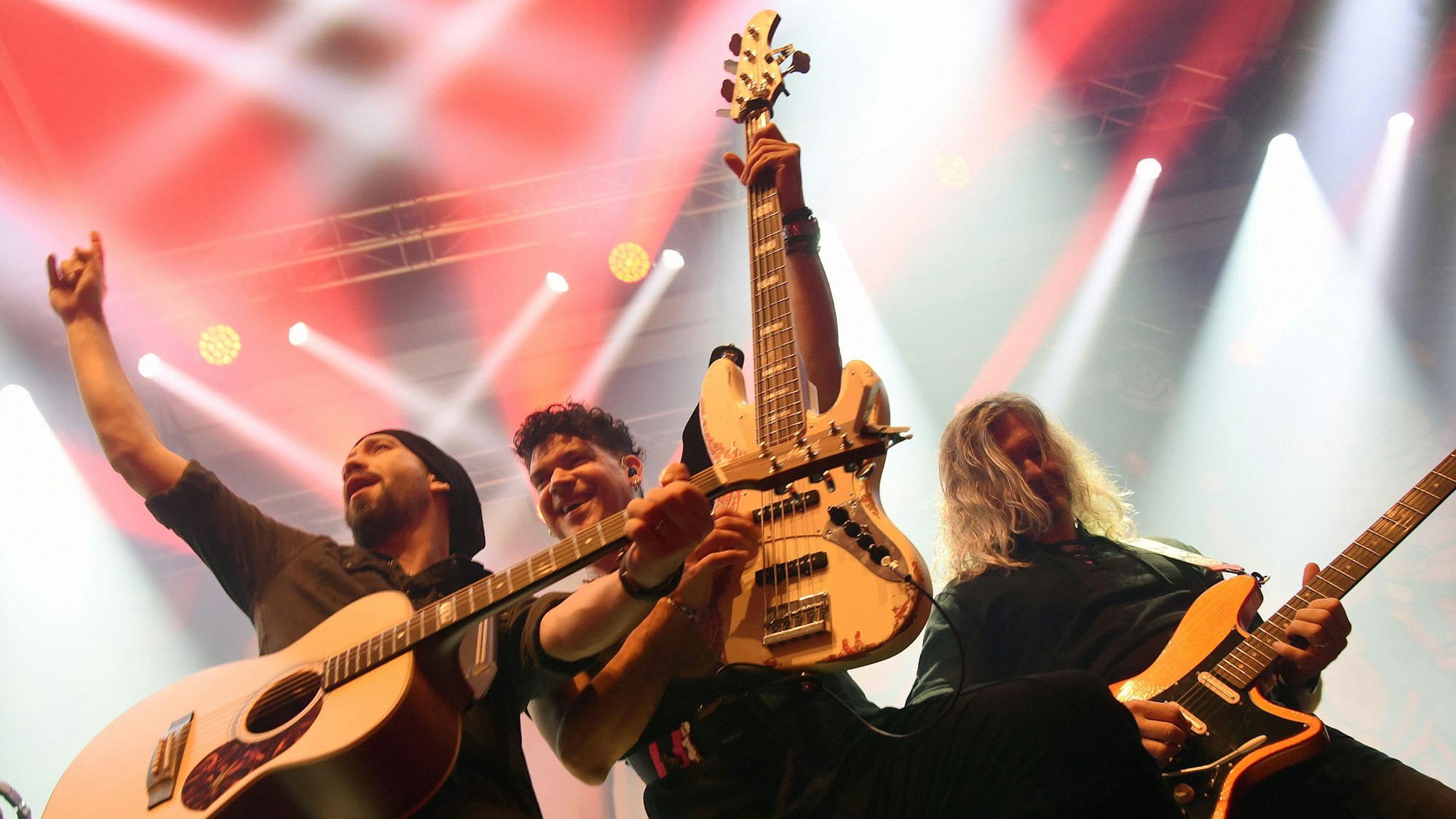 Die Domstürmer bei einem Auftritt.