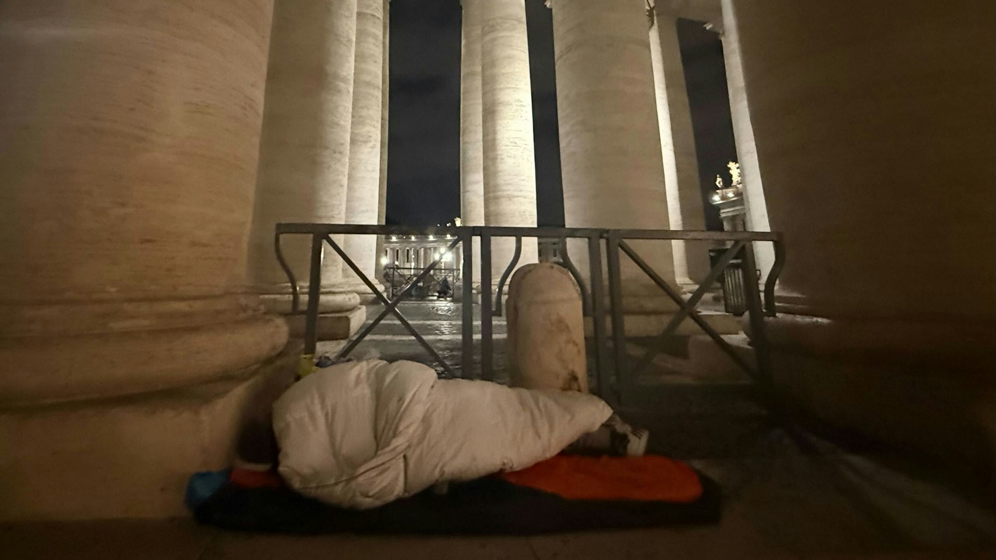 Auch dicke Schlafsäcke reichen jetzt nicht wirklich aus.