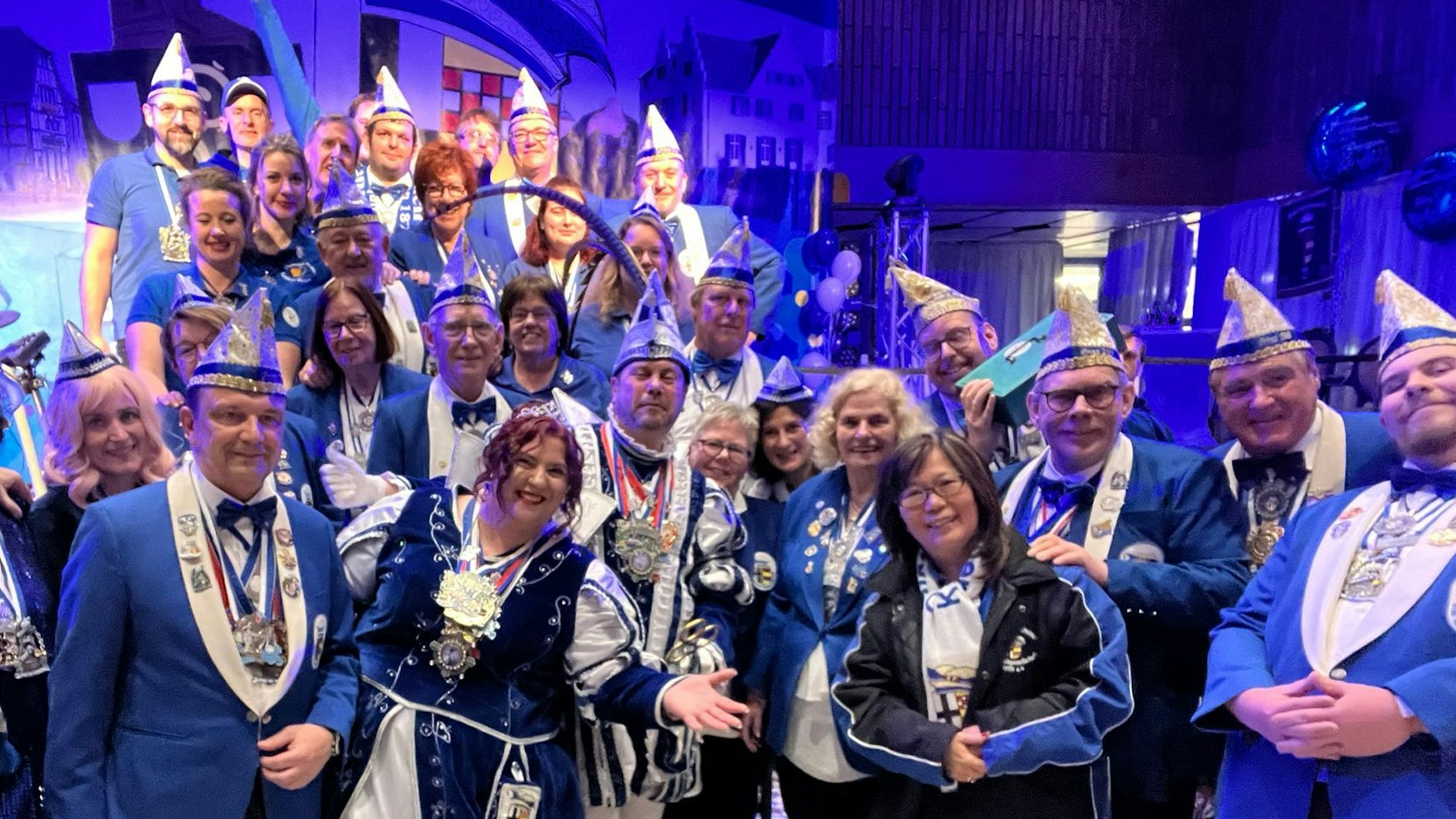 Die GroHeiKa bei ihrer Prunksitzung Anfang des Jahres.