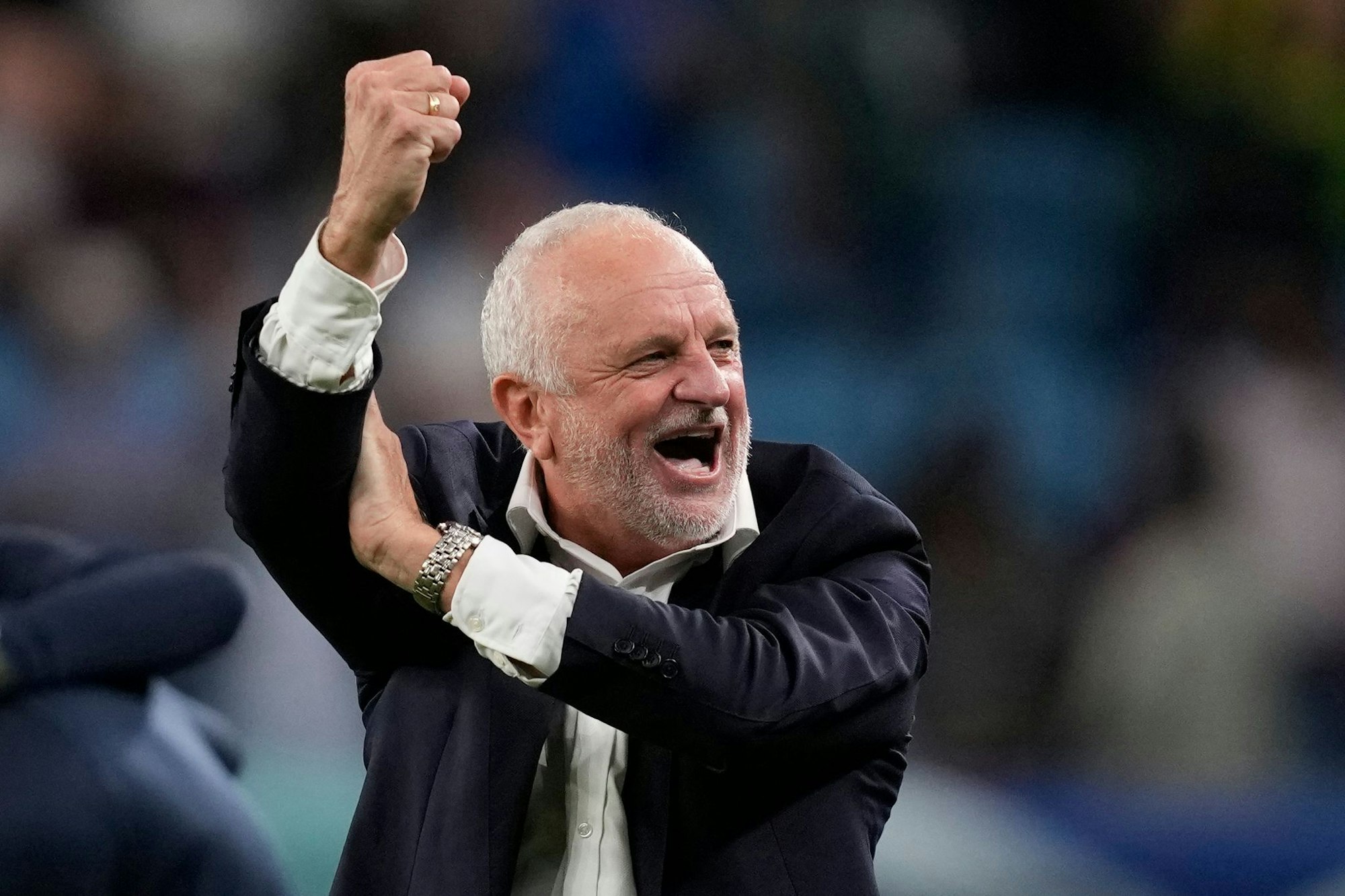2022 nahm Iraks Trainer Graham Arnold mit Australien an der WM in Katar teil.