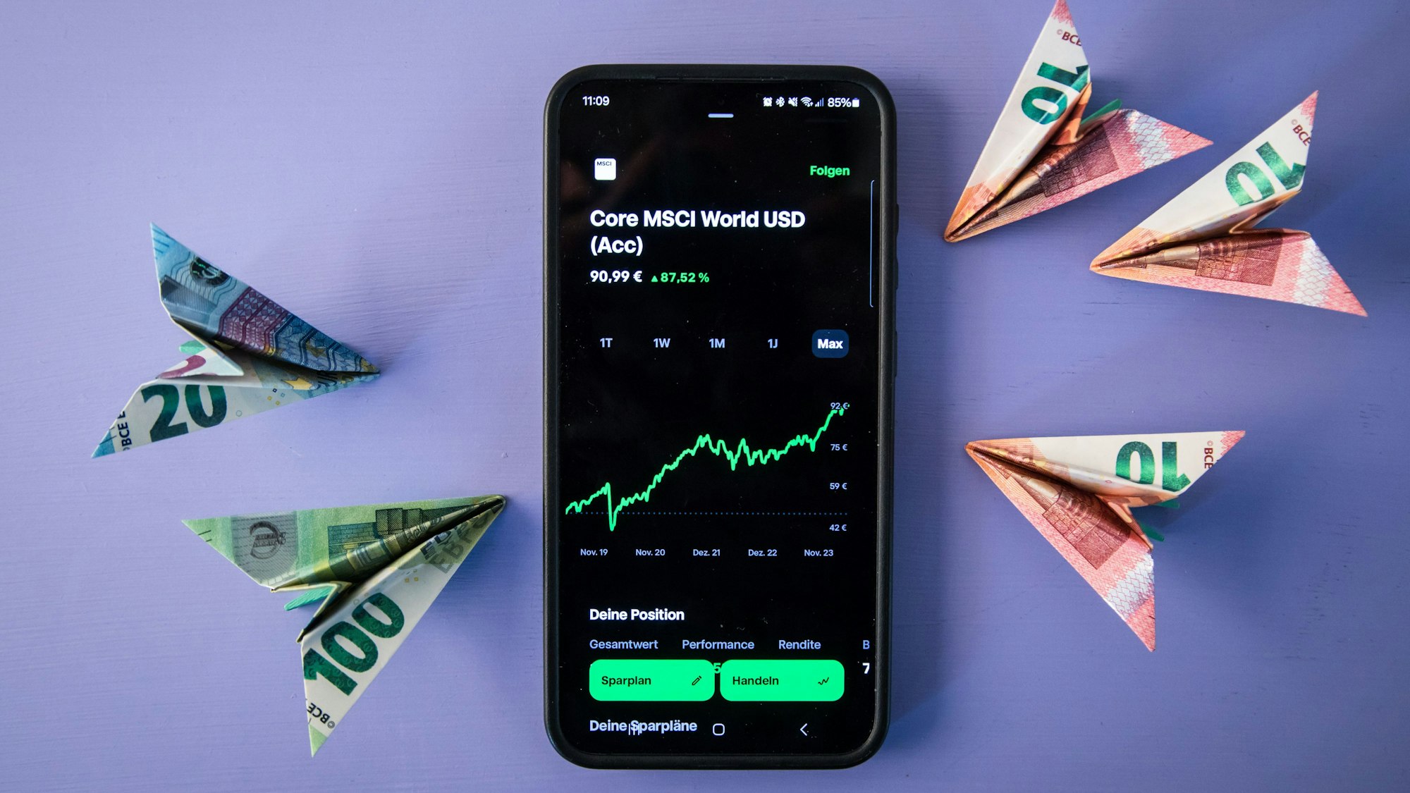 Obwohl sie heute schon mit wenigen Schritten über das Smartphnoe eingerichtet werden können, sind ETF-Sparpläne noch wenig verbreitet, gerade bei älteren Bürgern.