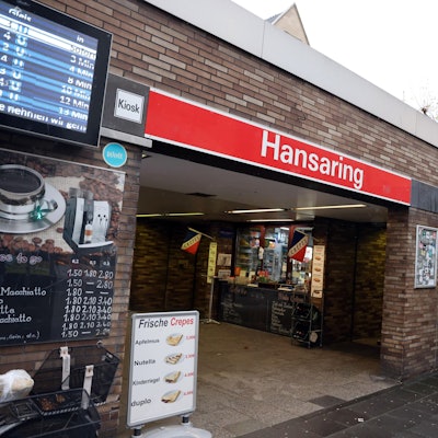 Am Hansaring ereignete sich der Vorfall