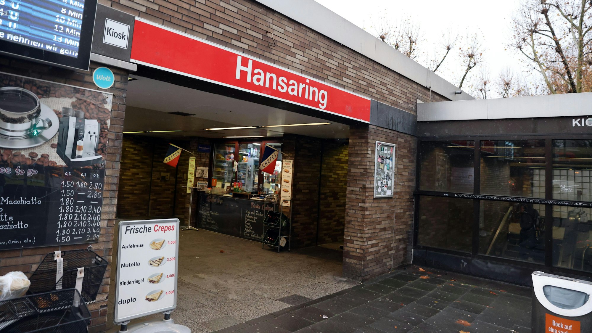 Am Hansaring ereignete sich der Vorfall