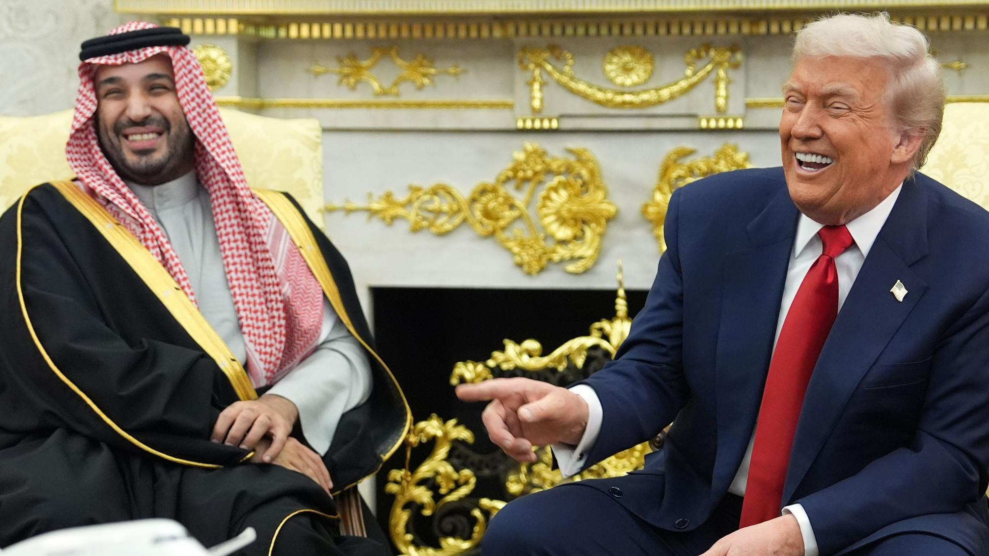 Lieben Prunk und Pracht: der saudische Kronprinz Mohammed Bin Salman und US-Präsident Donald Trump.