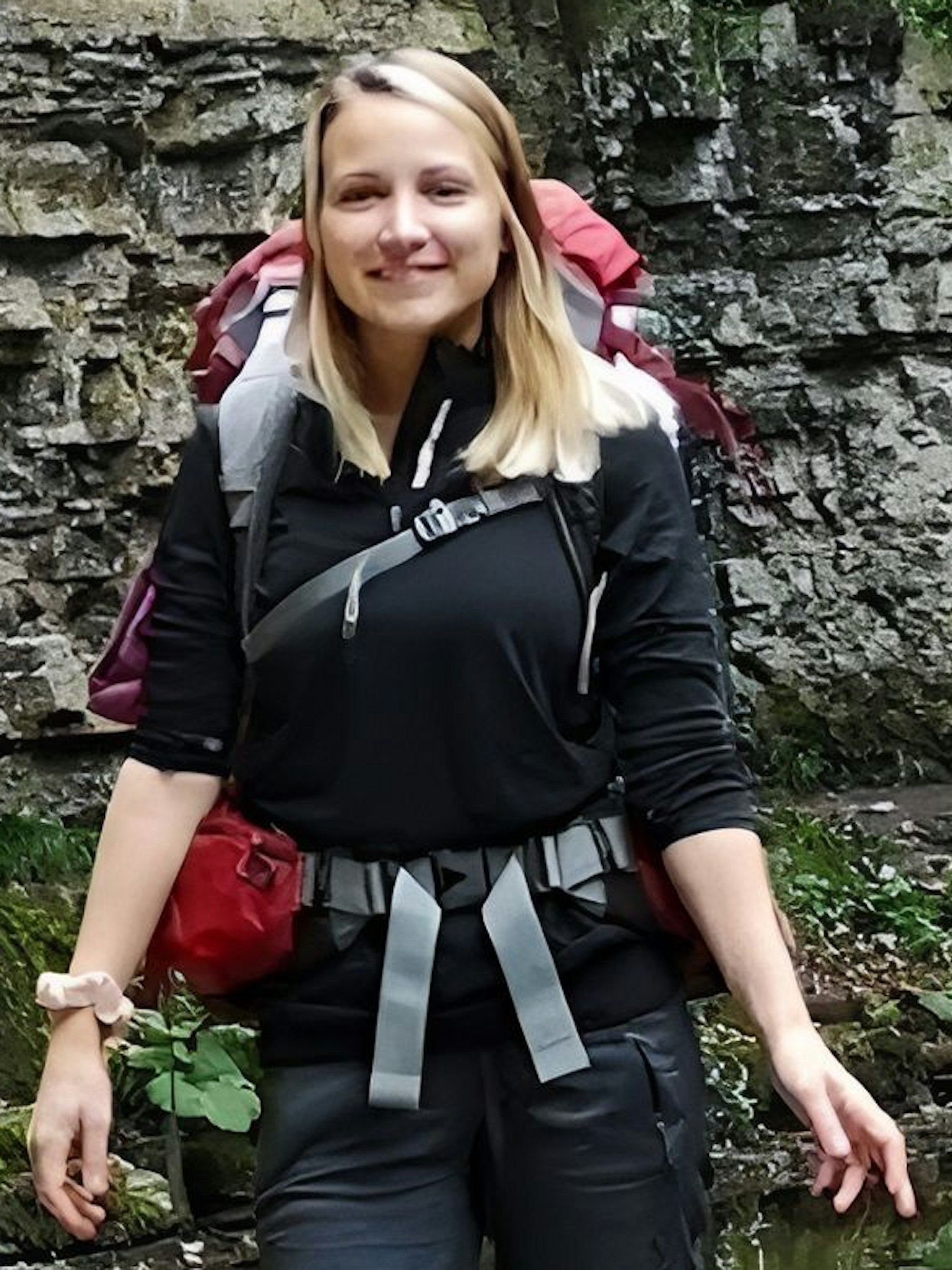 Scarlett Salice kurz vor ihrem Verschwinden. Die damals 26-Jährige war eine geübte und trainierte Wanderin.