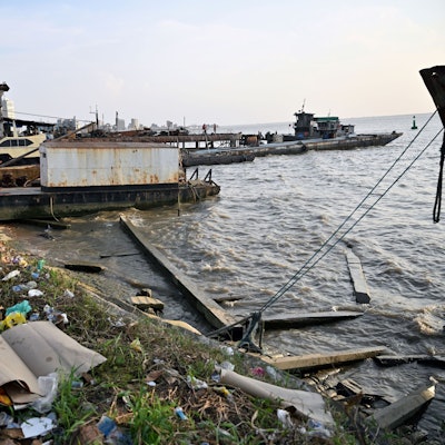 Blick in ein Armenviertel in Belem
