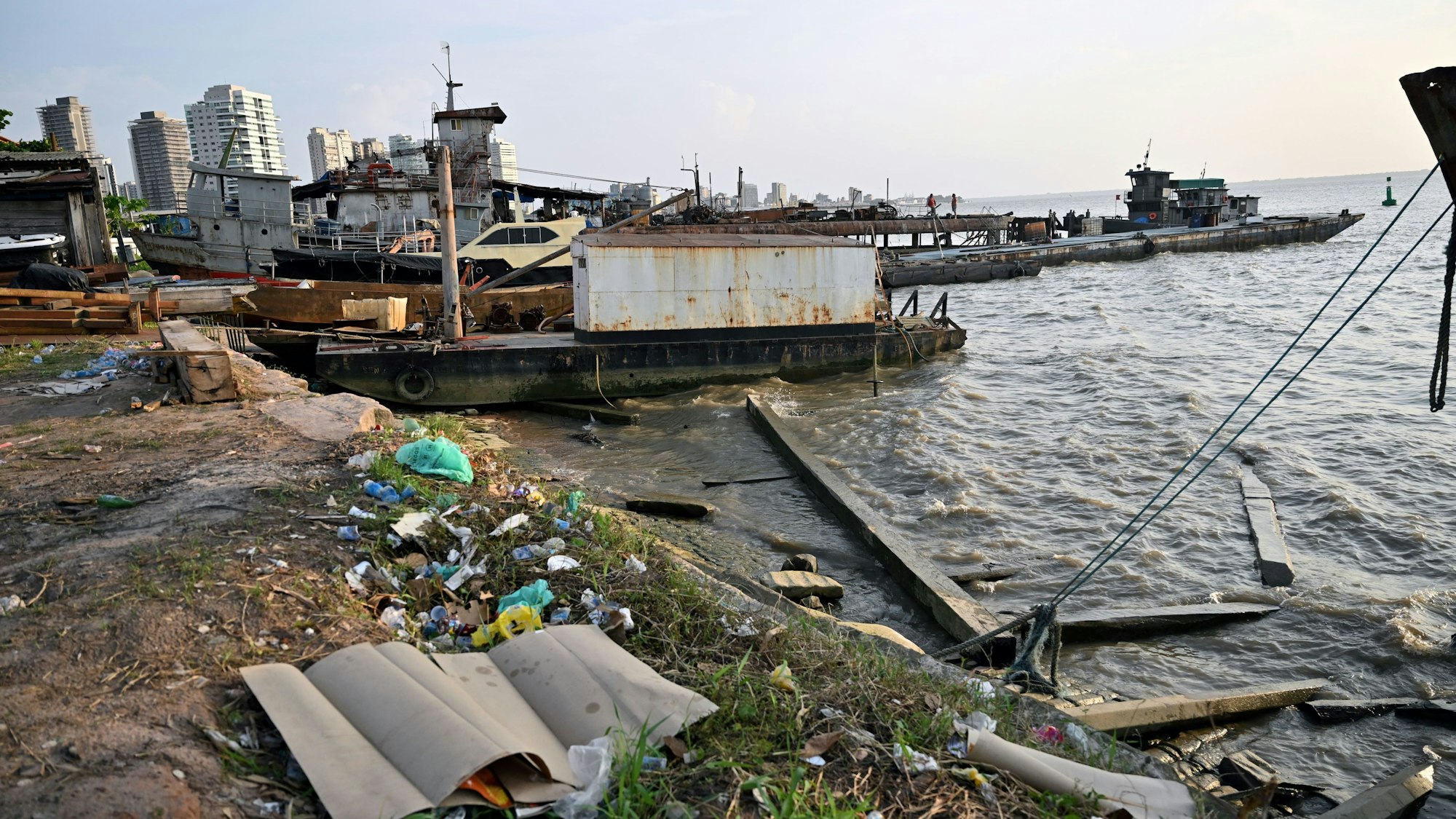 Blick in ein Armenviertel in Belem
