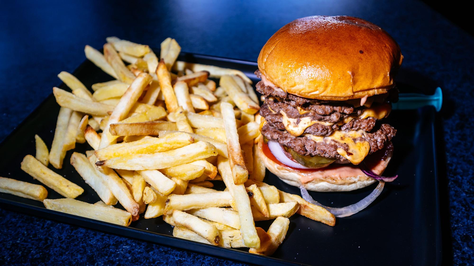 Der Cheeseburger im „Mcro'nauts“